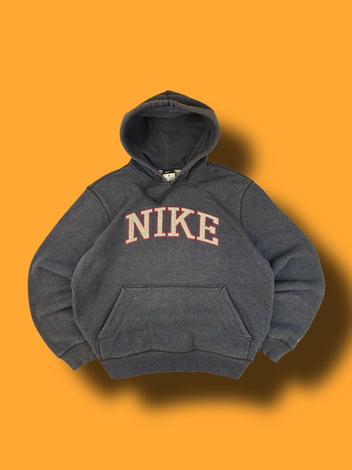 Nike × Vintage NIKE VINTAGE CENTER LOGO OVERSIZE BOXY HOODIE Size US M / EU 48-50 / 2 - 1 Thumbnail