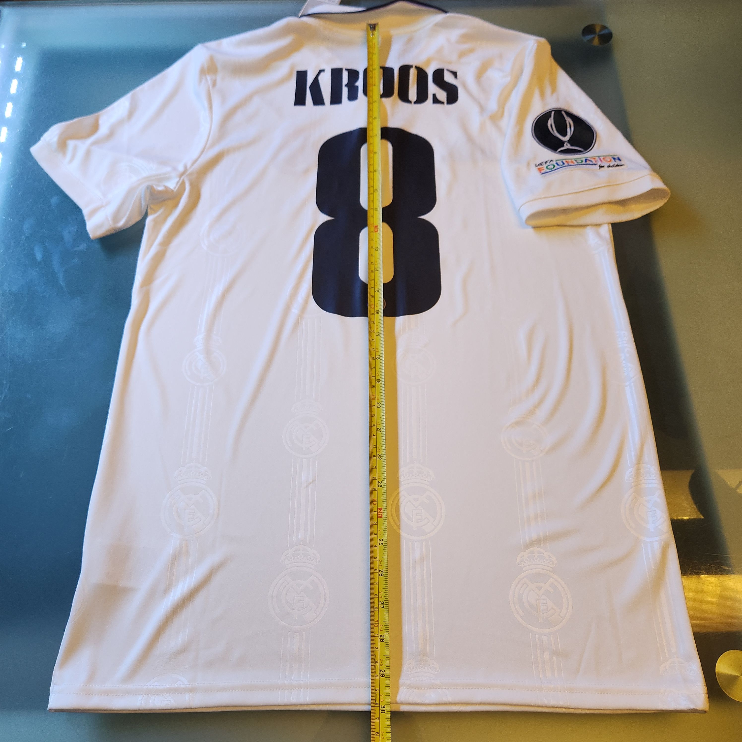 Adidas Authentic Real Madrid KROOS 2022-2023 Super Cup Home Jersey Size US M / EU 48-50 / 2 - 19 Thumbnail