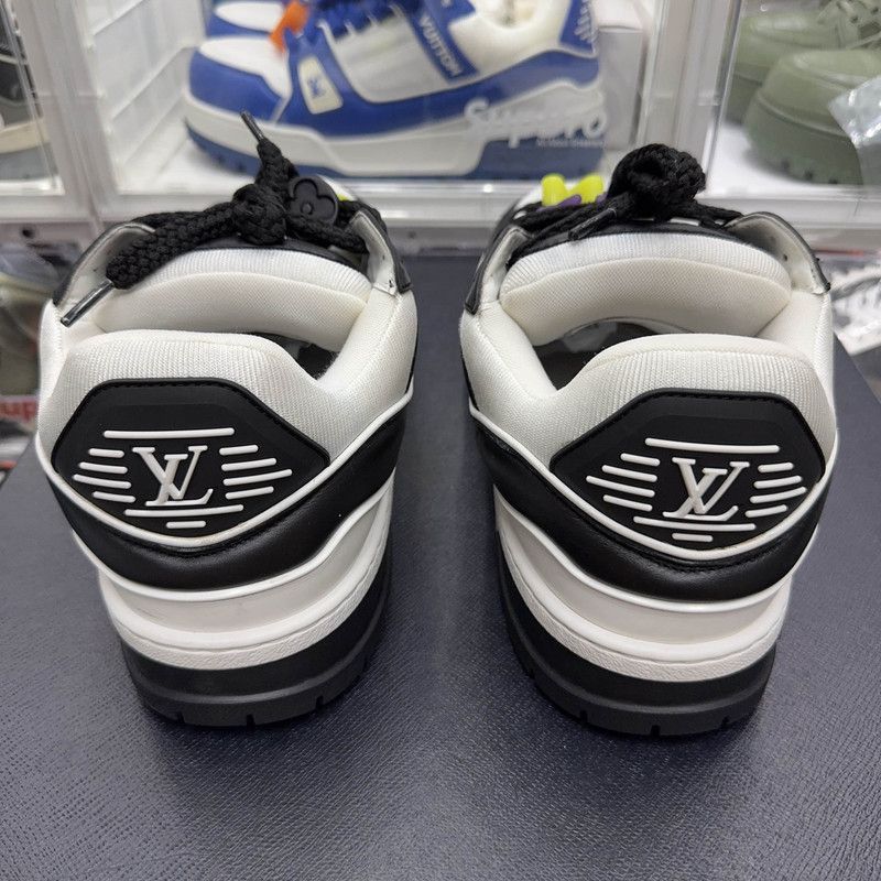 Louis Vuitton Louis Vuitton Trainer Maxi Black and White Sneakers -2508 Size US 10.5 / EU 43-44 - 3 Thumbnail