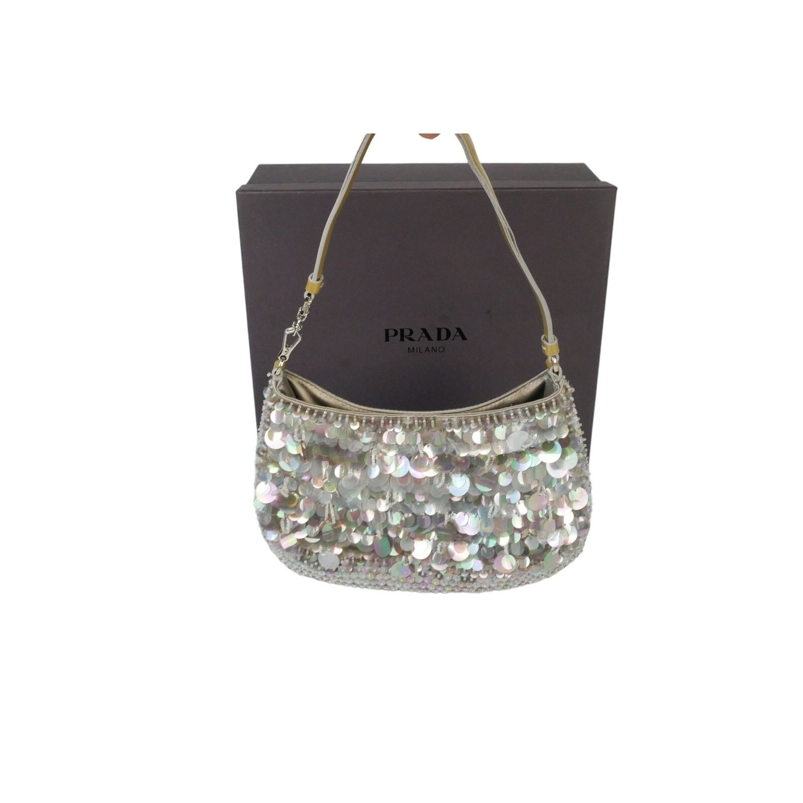 Prada Cleo Glitter Handbag Size ONE SIZE - 2 Thumbnail