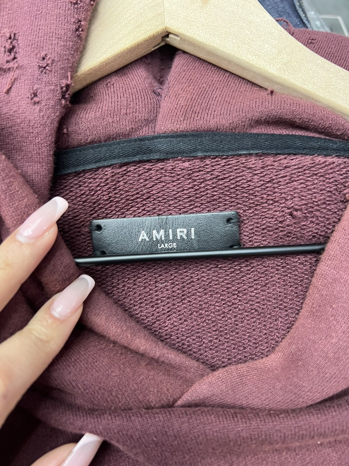 Amiri Amiri Ripped Hoodie Size US L / EU 52-54 / 3 - 7 Thumbnail