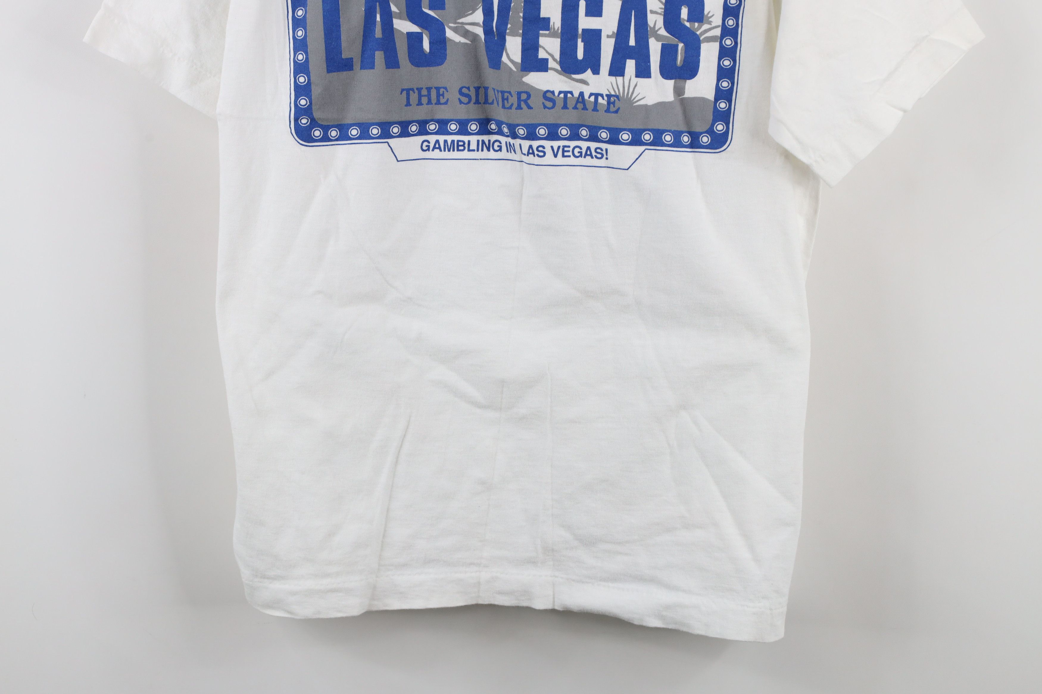 Vintage Vintage 90s Streetwear Nevada Las Vegas Gambling T-Shirt Size XL / US 12-14 / IT 48-50 - 3 Thumbnail