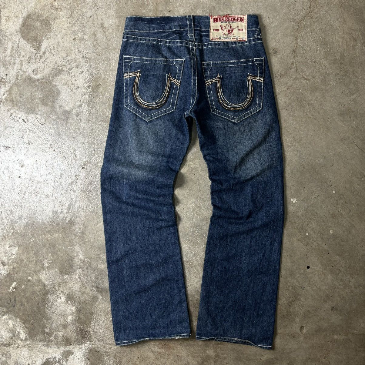 True Religion × Vintage Y2K TRUE RELIGION JEANS Size US 33 - 1 Thumbnail