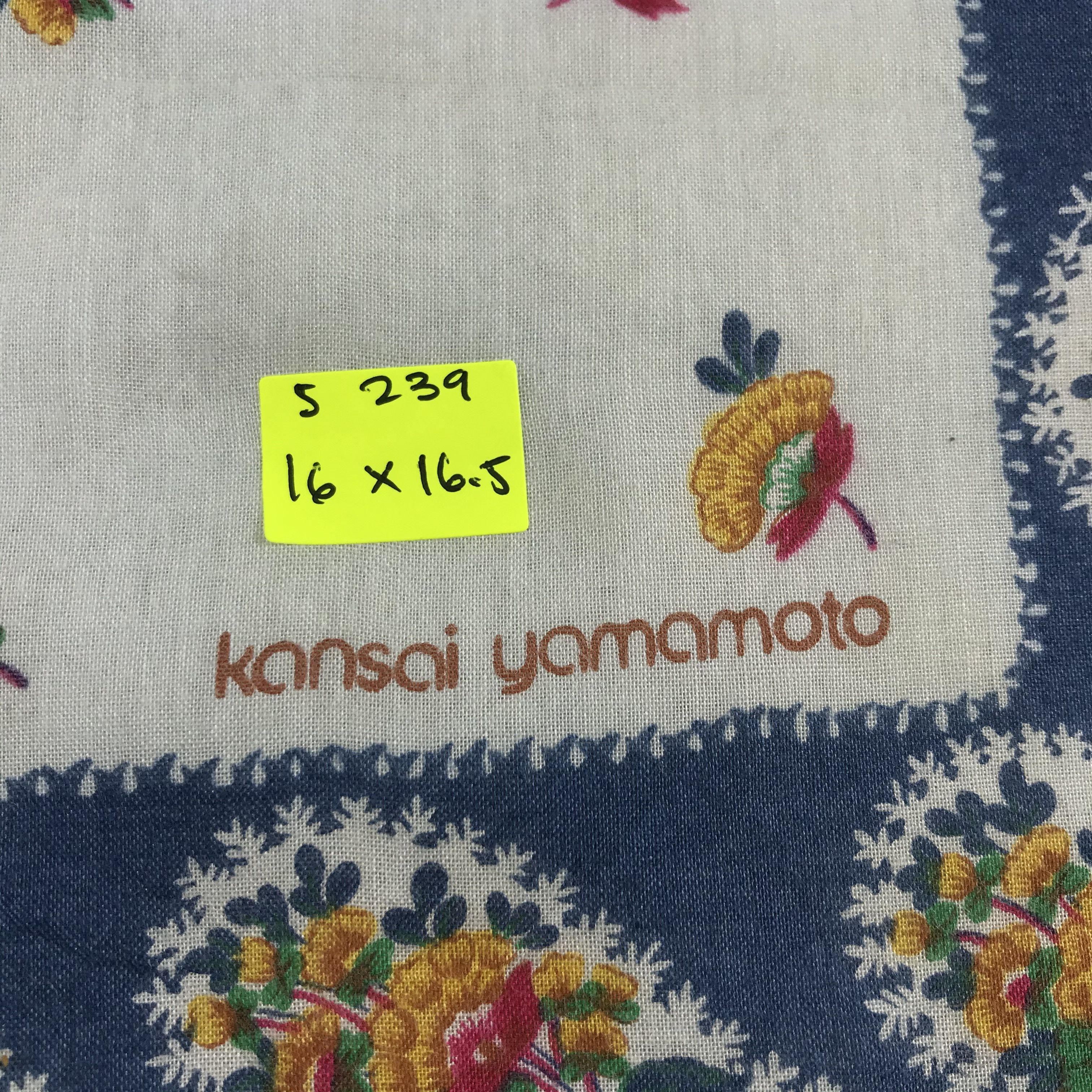 Kansai Yamamoto × Vintage Kansai Yamamoto Bandana / Handkerchief / Neckerchief - S239 Size ONE SIZE - 5 Thumbnail