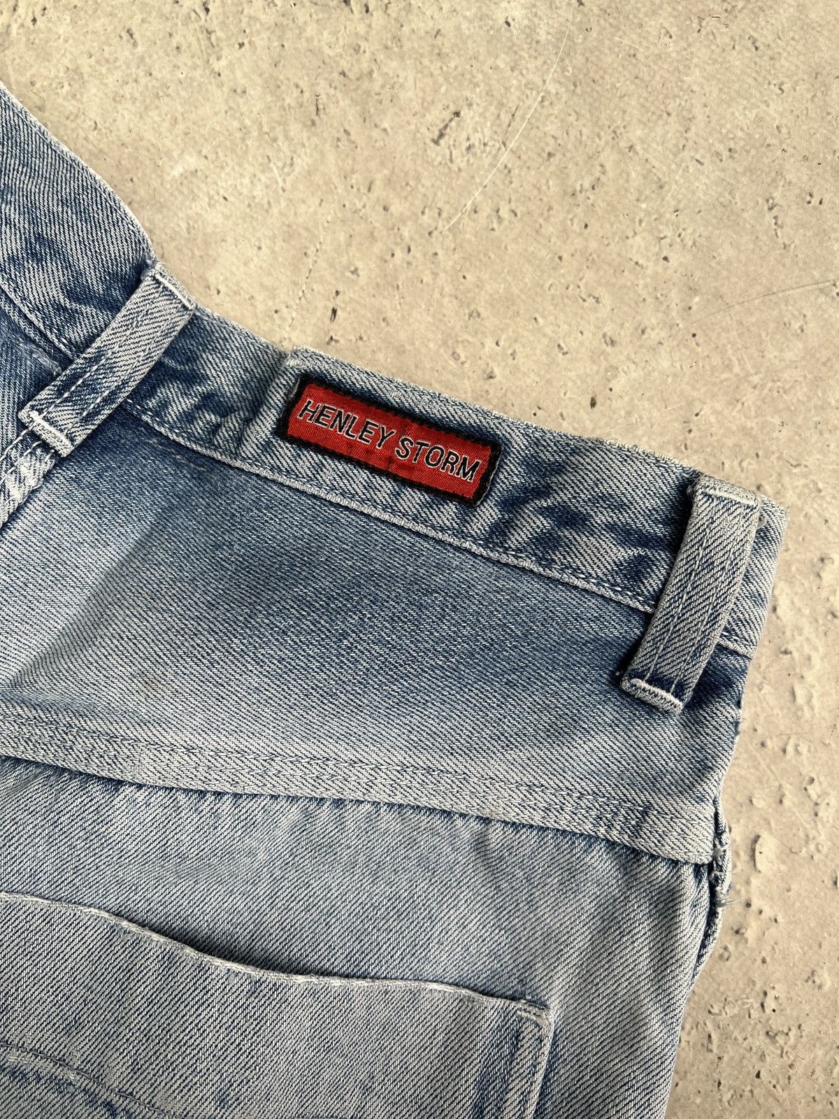 JNCO Jnco style wide leg washed rap jeans pants y2k Size US 30 / EU 46 - 10 Thumbnail