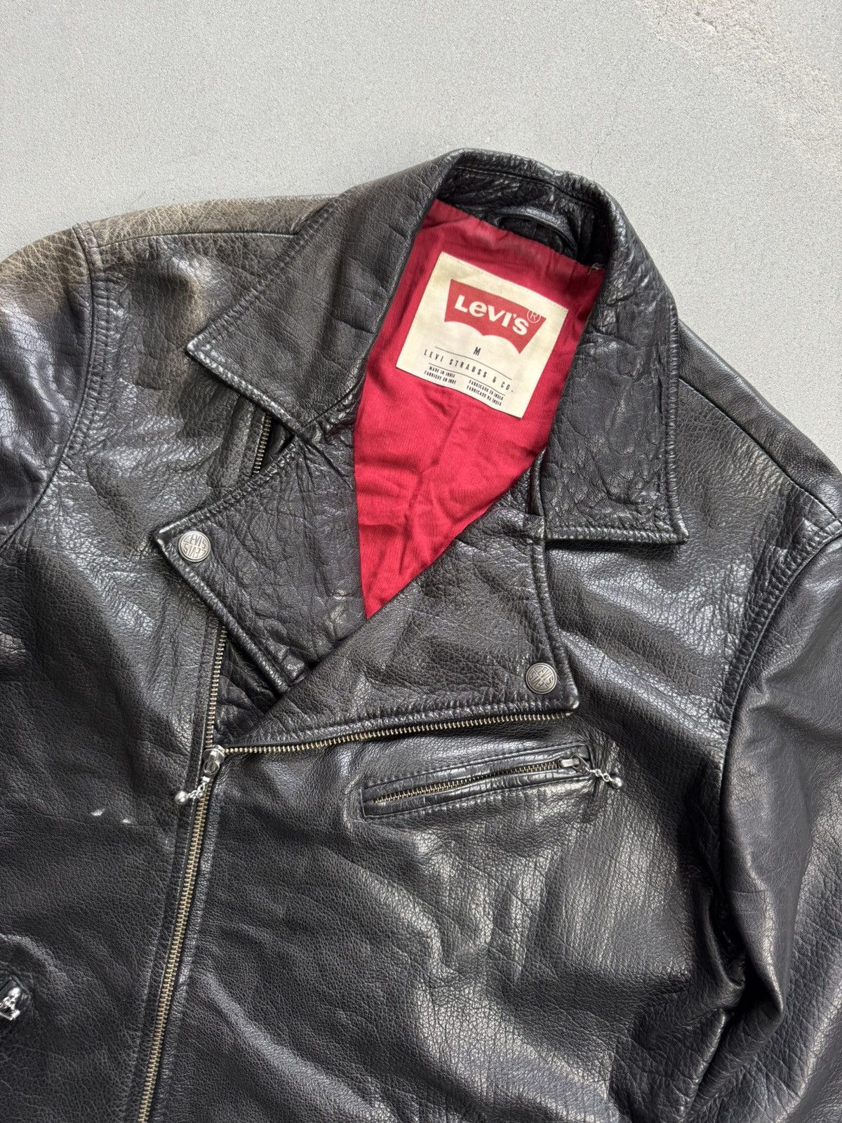 Levi's Levi's Levi Strauss & Co Leather Jacket Vintage M Size US M / EU 48-50 / 2 - 3 Thumbnail
