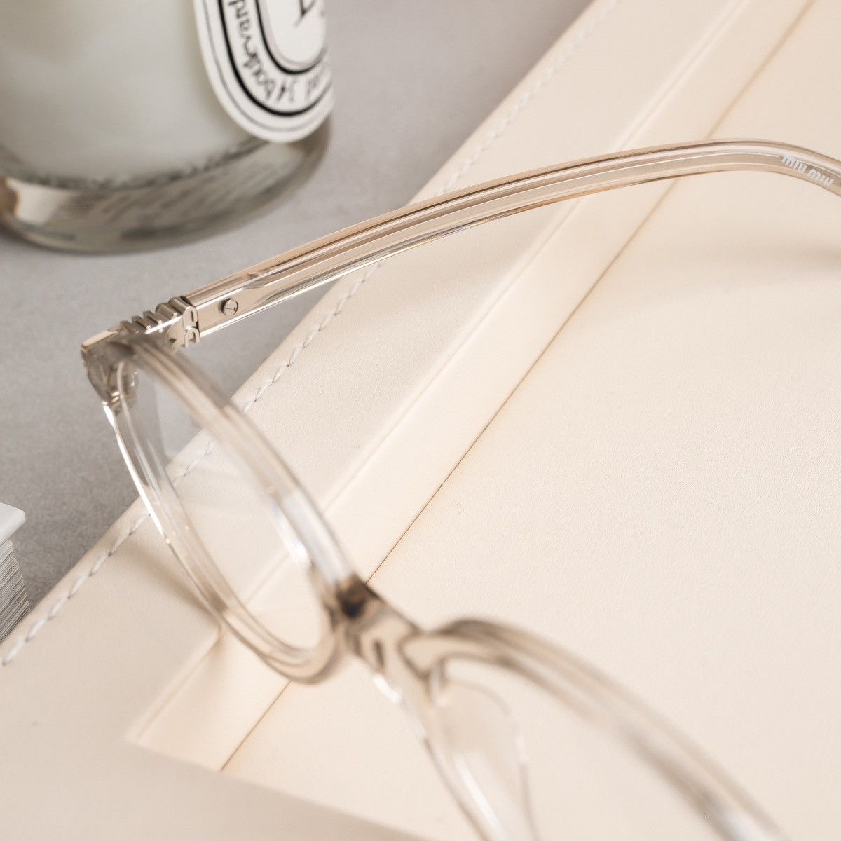 Miu Miu MIU MIU 0MU 01XV 12U1O1 GLASSES Size ONE SIZE - 3 Thumbnail