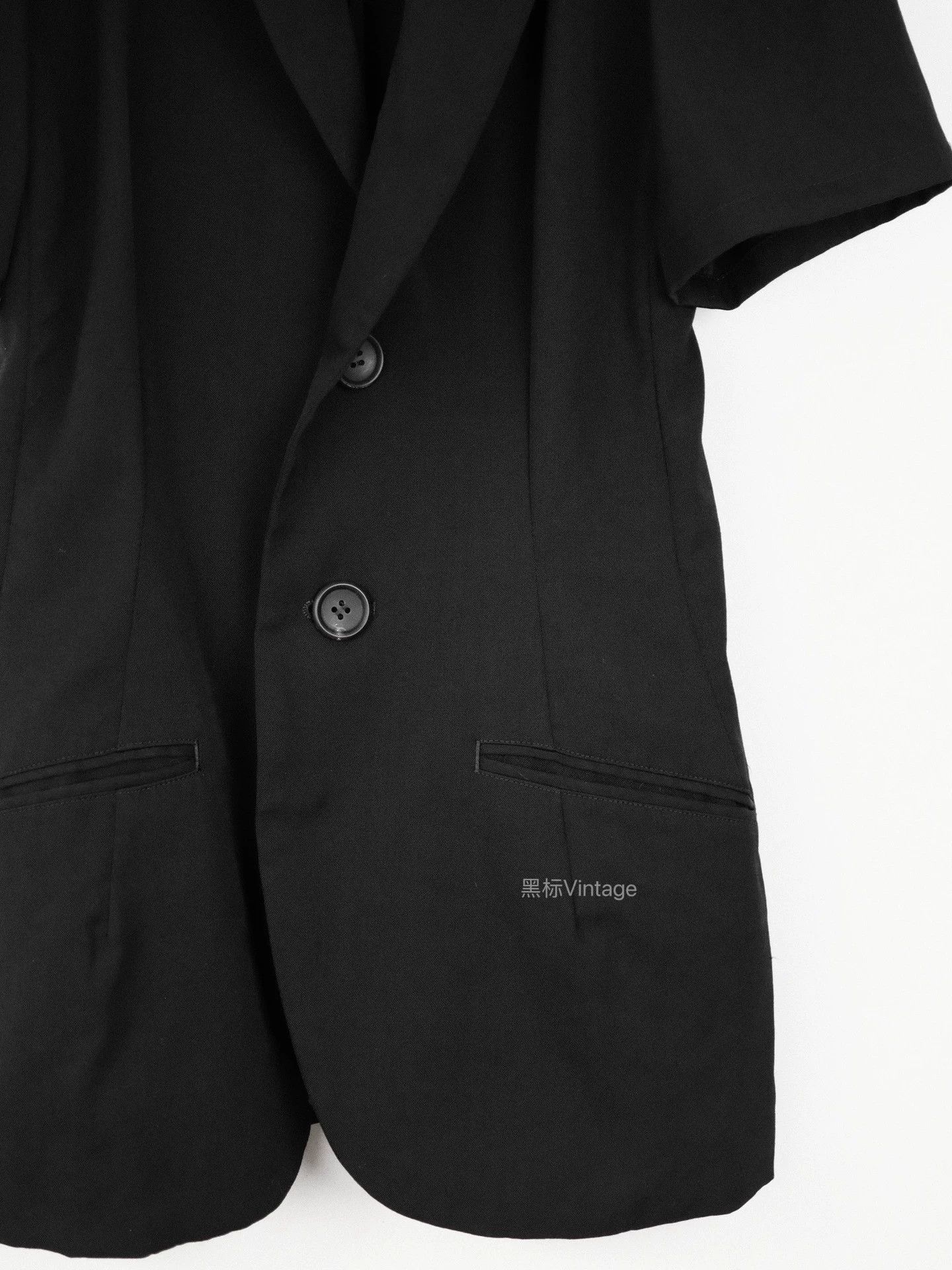 Yohji Yamamoto Yohji Yamamoto 22ss Vtg Minimal Notch Lapel Short Jkt Size S / US 4 / IT 40 - 4 Thumbnail