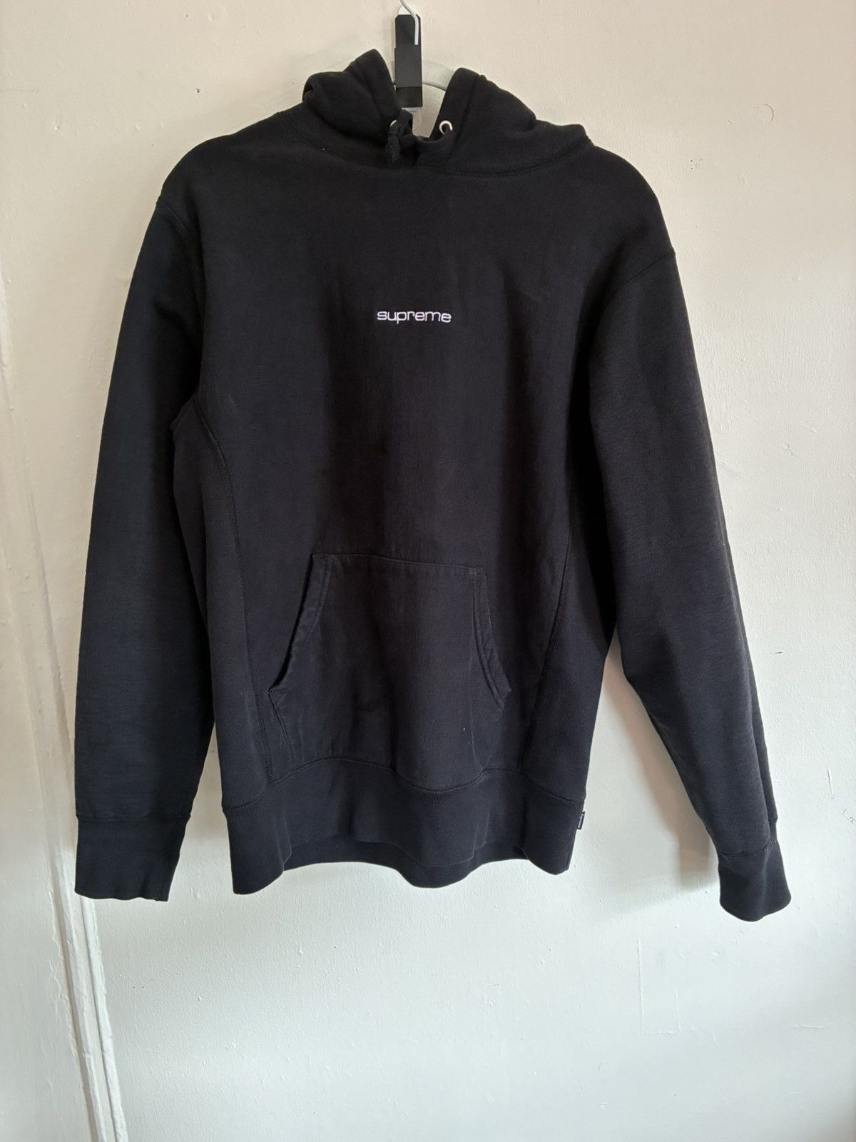 Supreme F/w17 Supreme Compact Logo Hooded Size US M / EU 48-50 / 2 - 1 Thumbnail