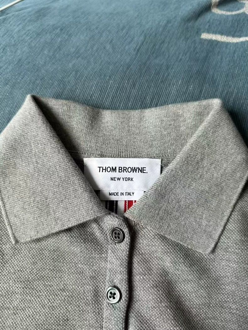 Thom Browne Thom Browne size40 Gray striped dress Size S / US 4 / IT 40 - 3 Thumbnail