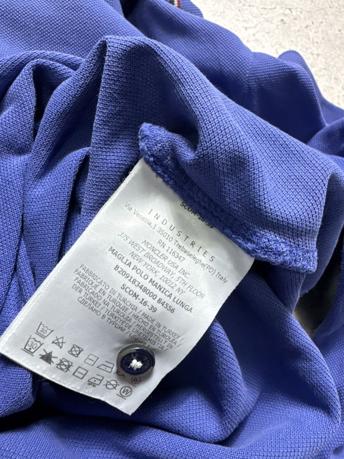 Moncler Moncler Maglia Polo Manica Lunga Long Sleeve Shirt Luxury Size US M / EU 48-50 / 2 - 10 Thumbnail