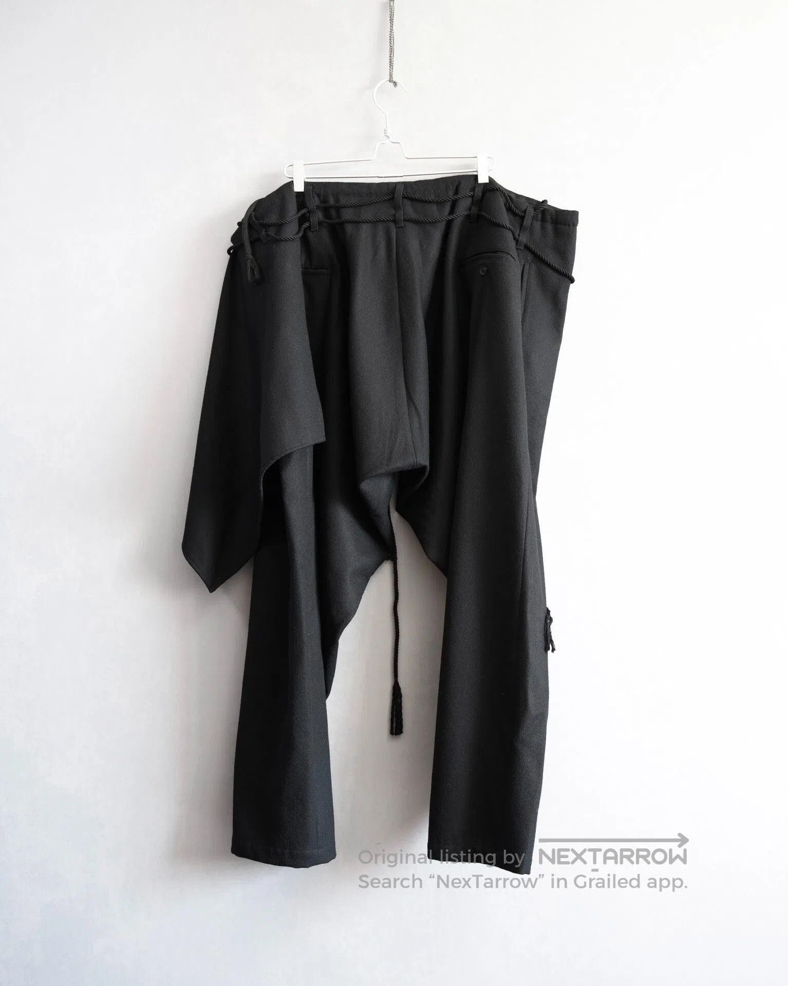 Yohji Yamamoto Yohji Yamamoto Dropped Crotch Pants. Size US 28 / EU 44 - 2 Thumbnail