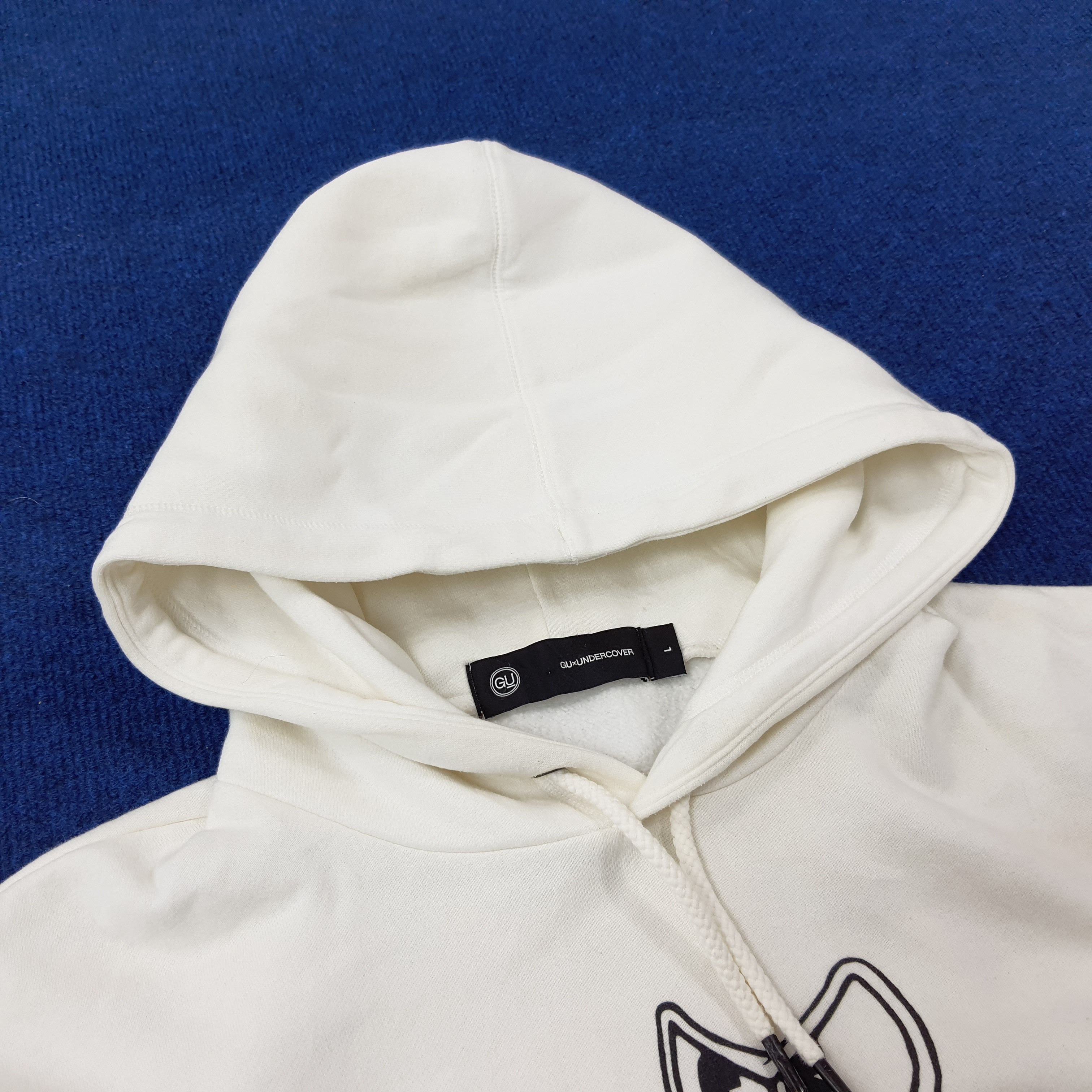 Japanese Brand × Undercover × Vintage Vintage GU x Undercover Japanese Brand Hoodie Sweatshirts Size US L / EU 52-54 / 3 - 6 Thumbnail