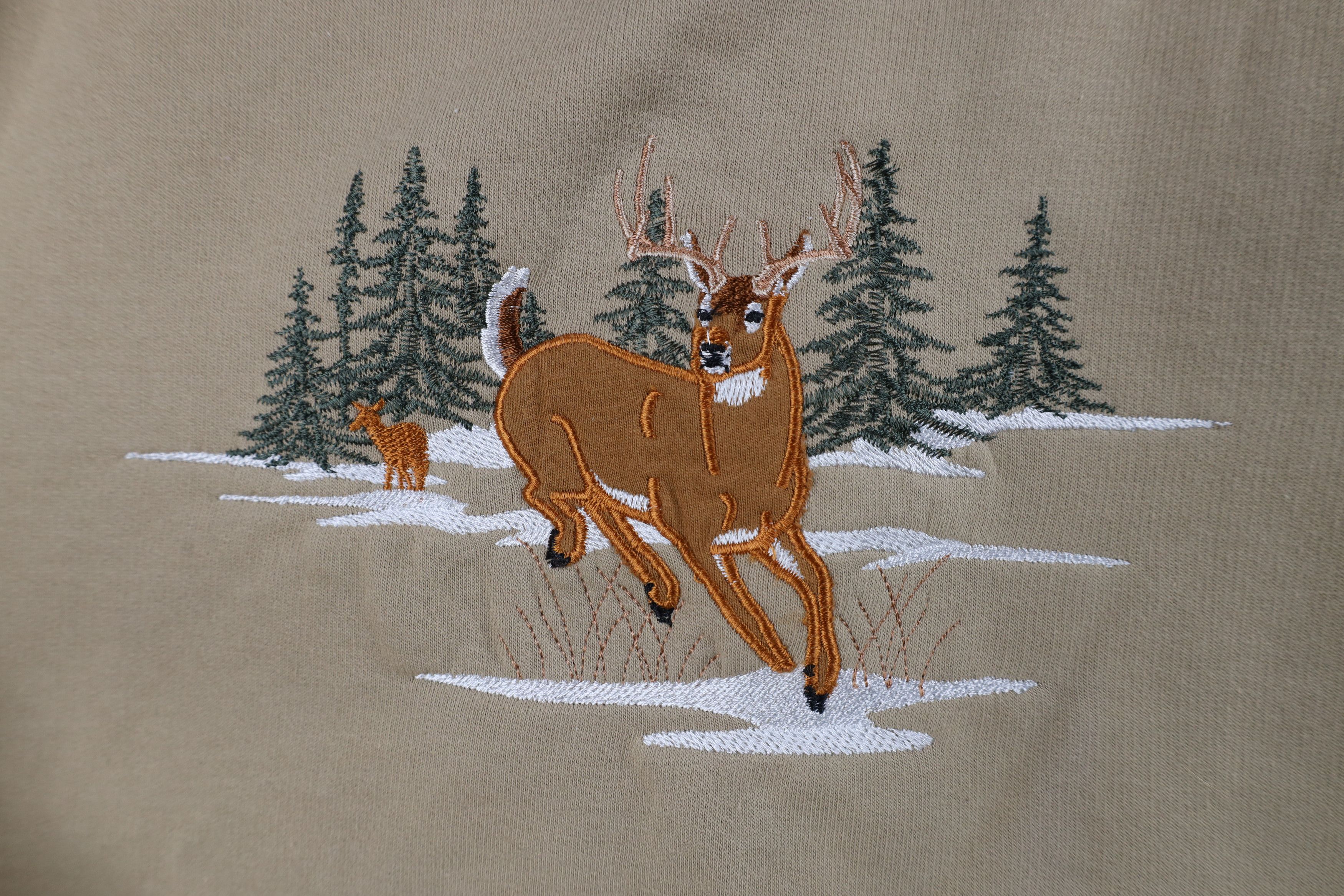 Vintage Deadstock Vintage 90s Streetwear Buck Crewneck Sweatshirt Size US XL / EU 56 / 4 - 6 Thumbnail