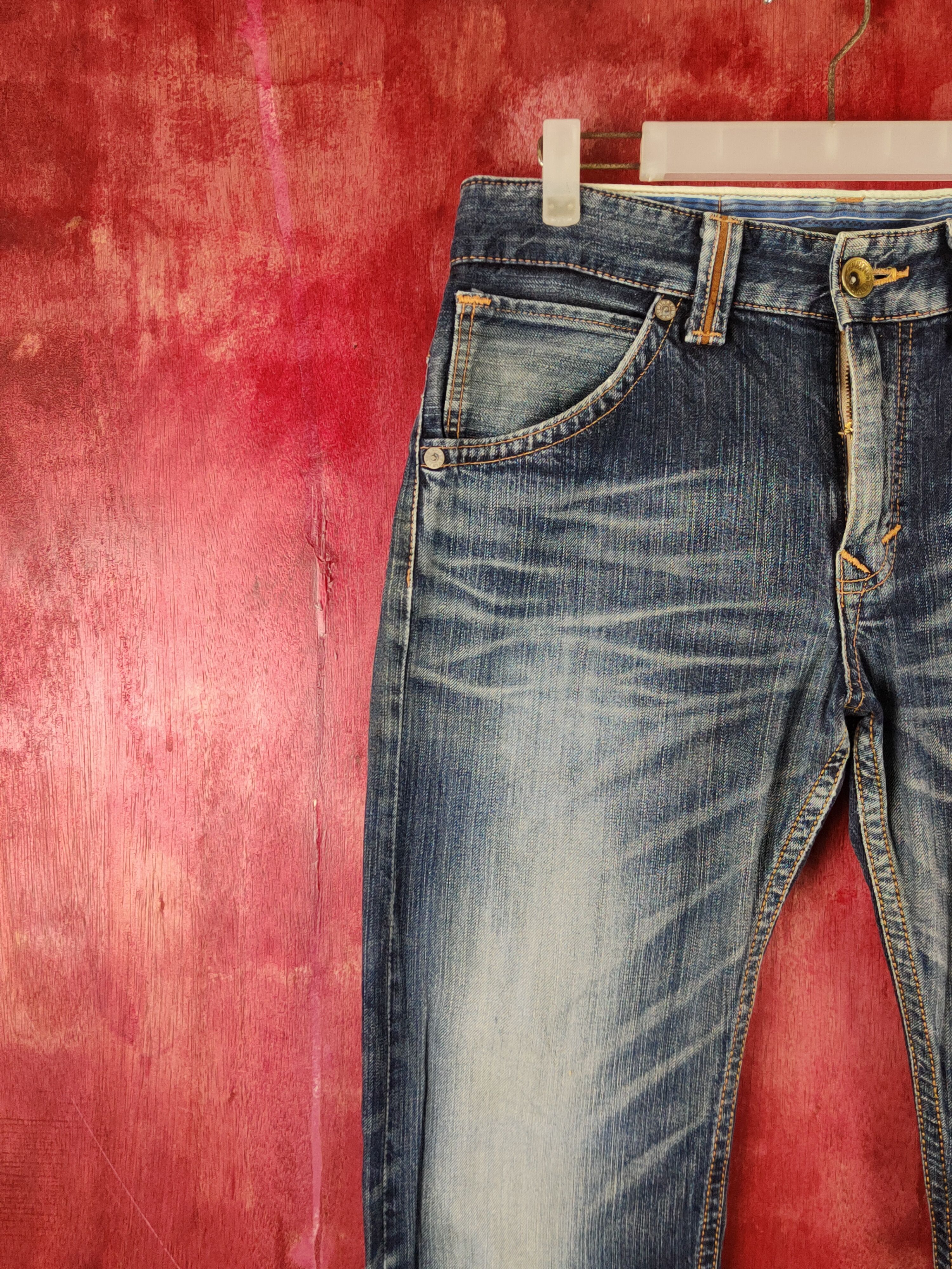 Edwin Edwin exclusive vintage Distressed Ripped denim Jeans #S2247 Size US 31 - 3 Thumbnail