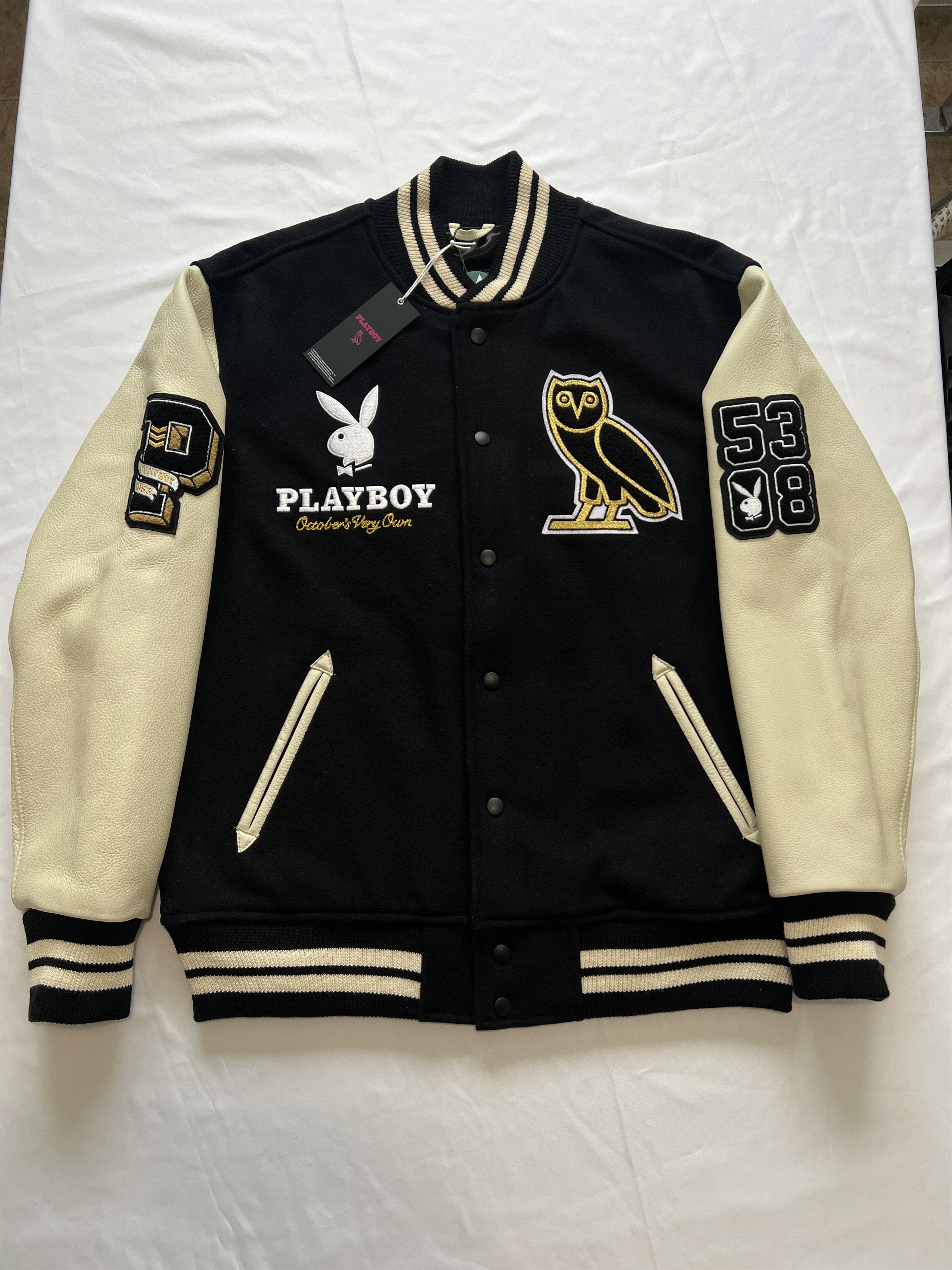 Drake OVO x Playboy Varsity Jacket Size US XL / EU 56 / 4 - 2 Thumbnail