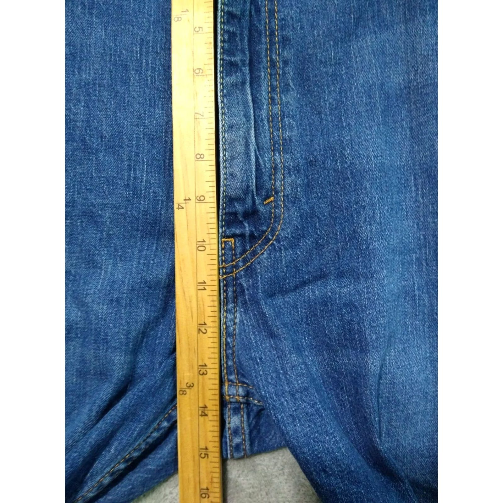 Levi's Levi's 559 Jeans Men's 44x32 Blue Denim Relaxed Fit Straight Leg Dark Wash Size US 44 / EU 60 - 4 Thumbnail