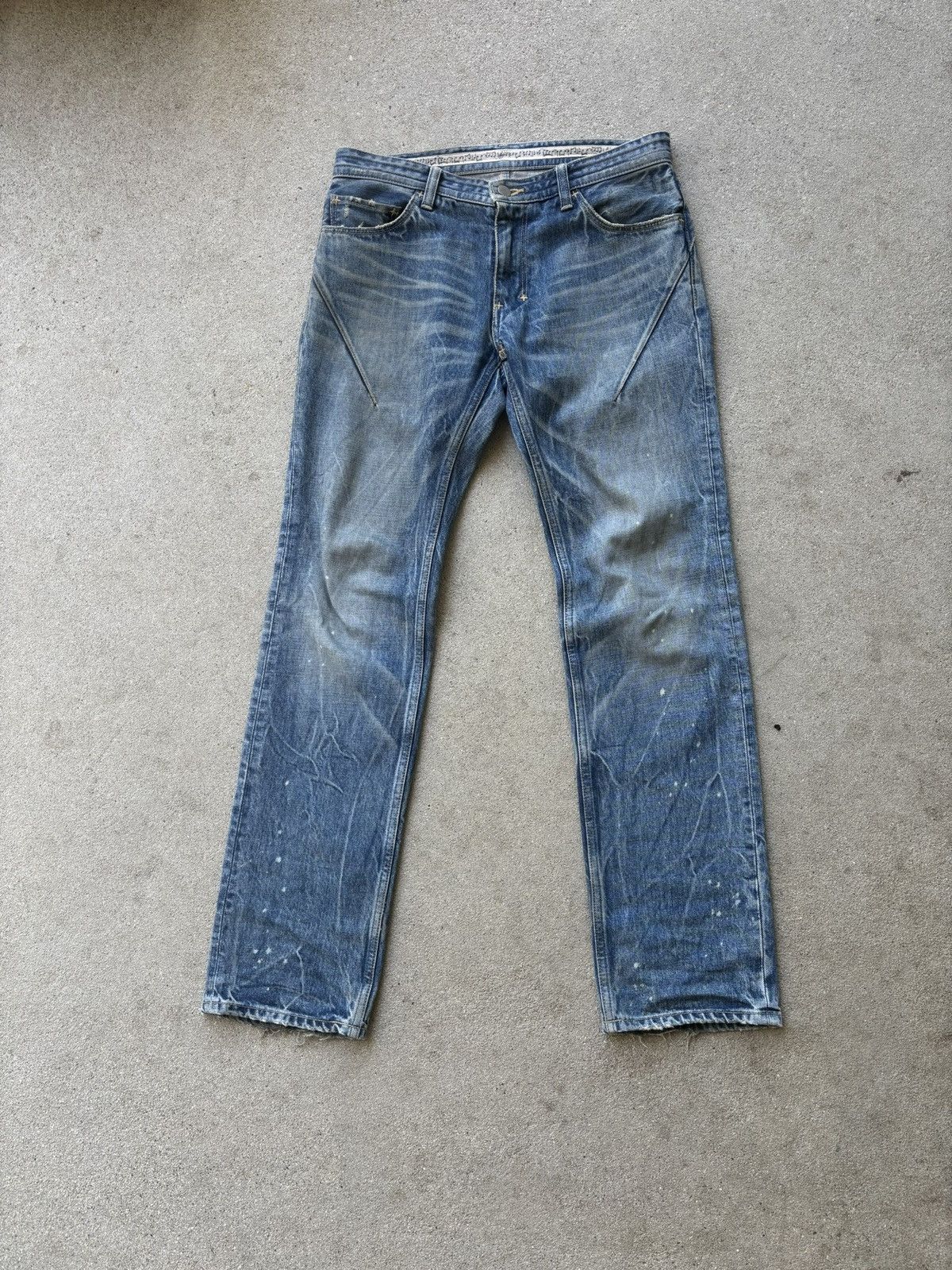 Number (N)ine Number Nine crying hearts denim | Grailed