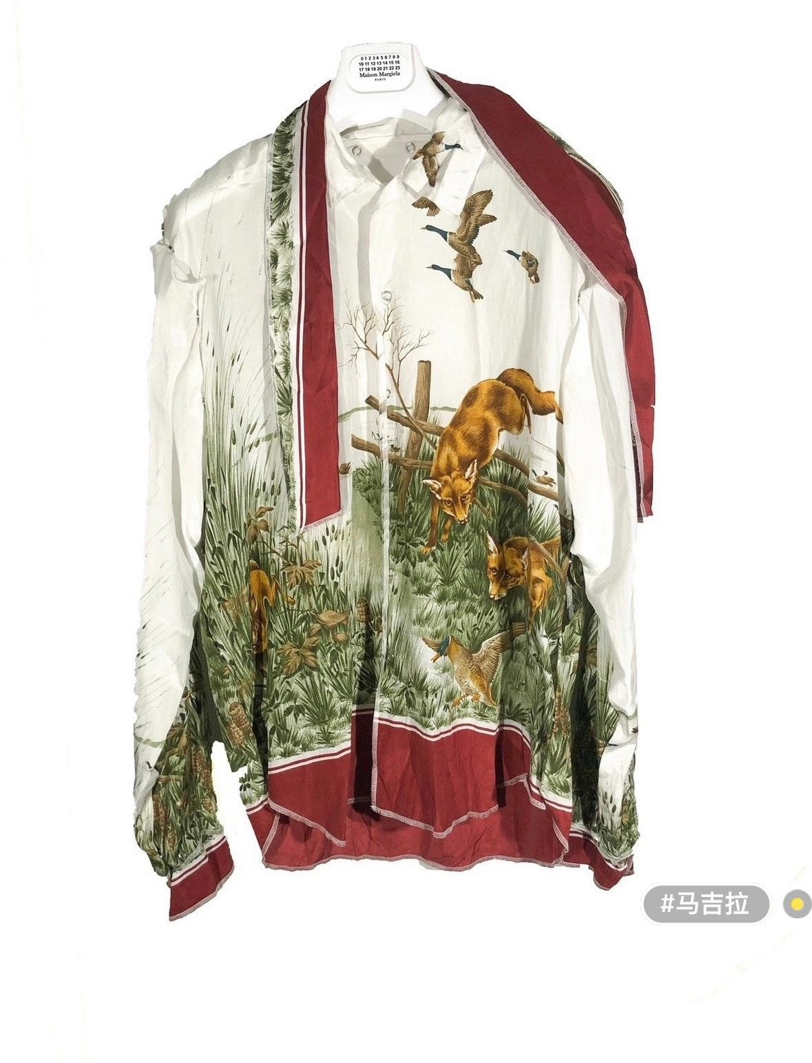 Maison Margiela Margiela Fox Silk Shirt | Grailed