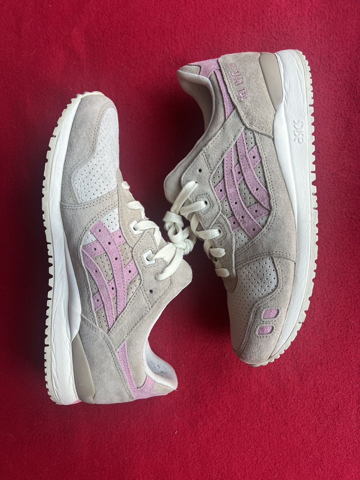 Asics ASICS Gel-Lyte III Wood Crepe Plum Blossom Size US 10.5 / EU 43-44 - 3 Thumbnail