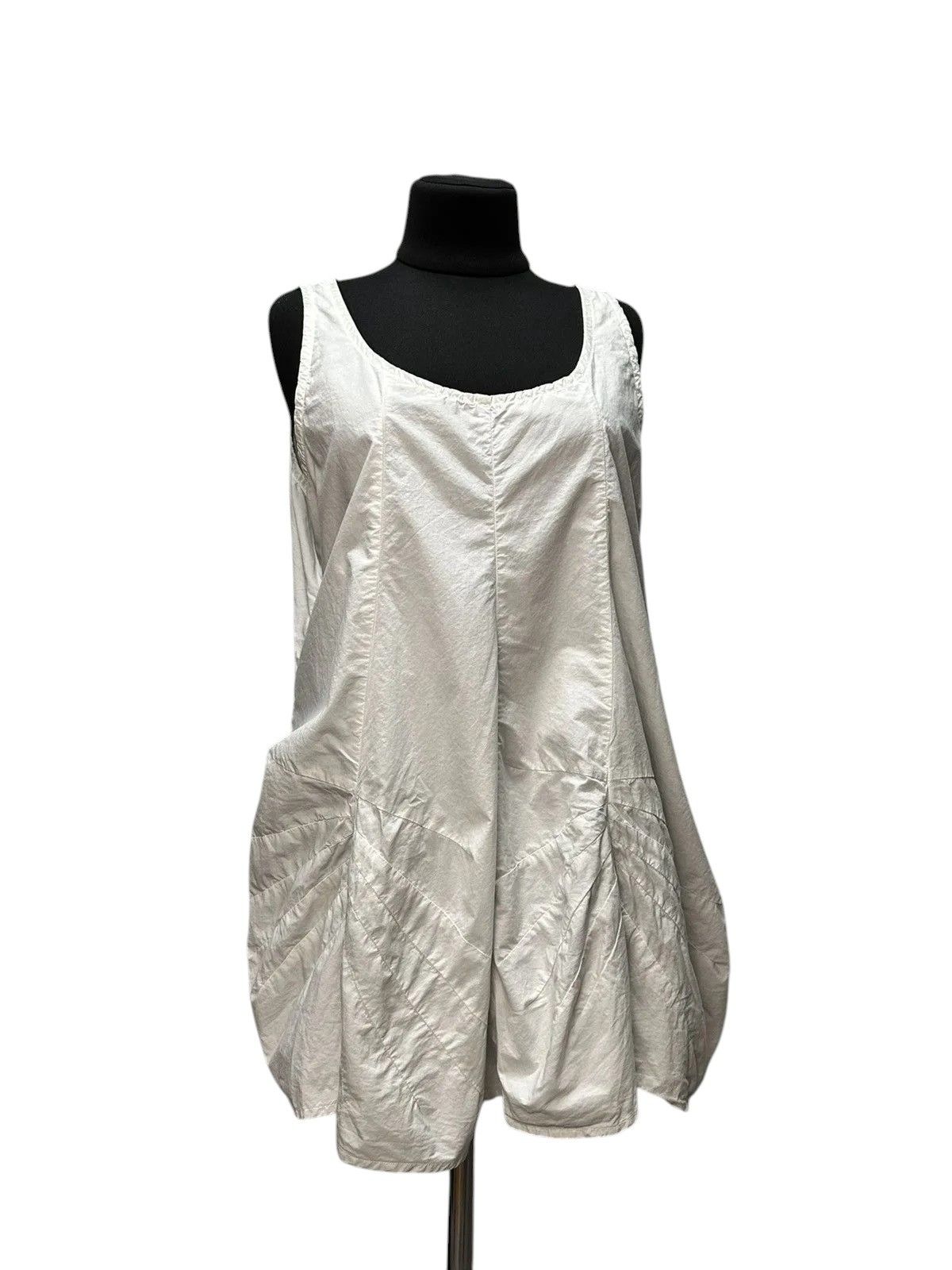Vintage White Midi Dress Minimalist Summer Boho Style