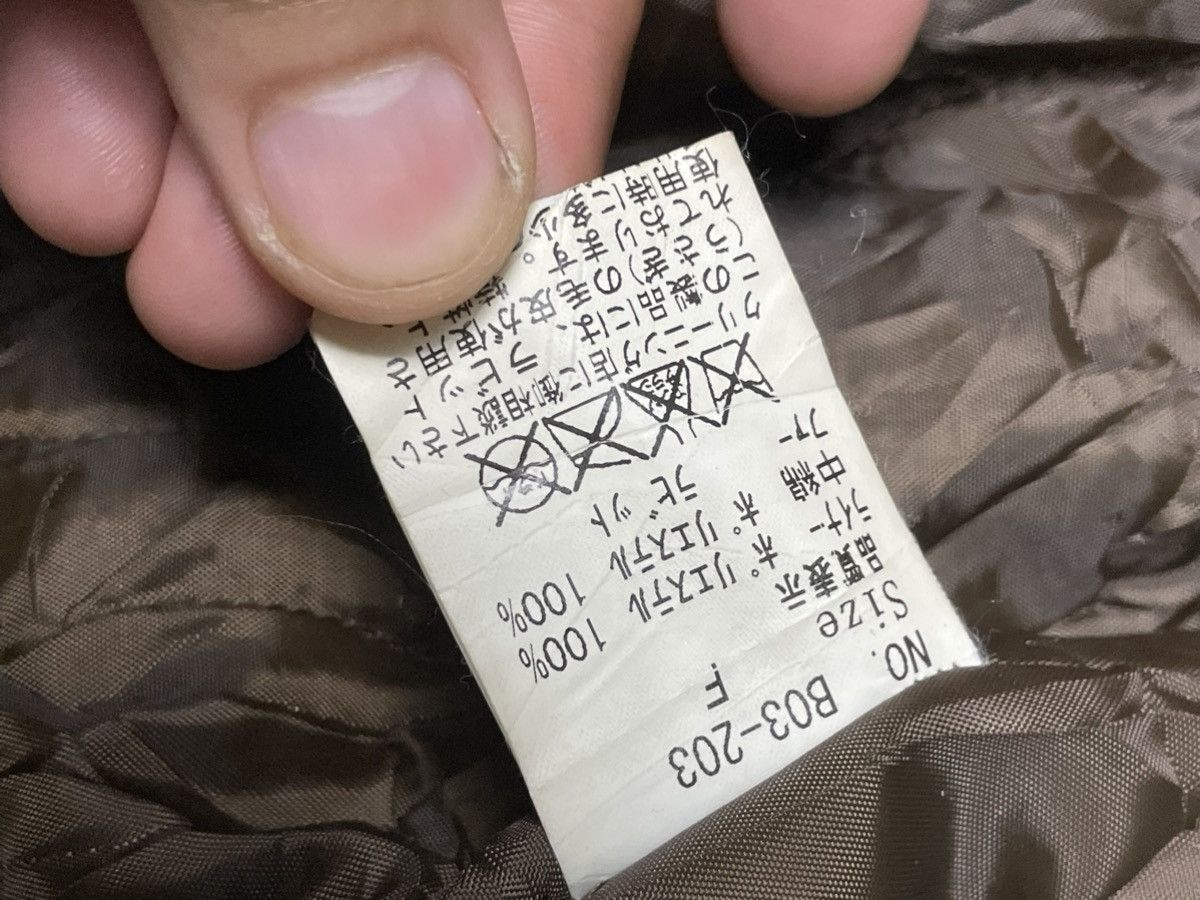 If Six Was Nine × Japanese Brand × Le Grande Bleu (L.G.B.) Unbranded Brand Fur Belted Jacket (64) Size US XXS / EU 40 - 9 Thumbnail