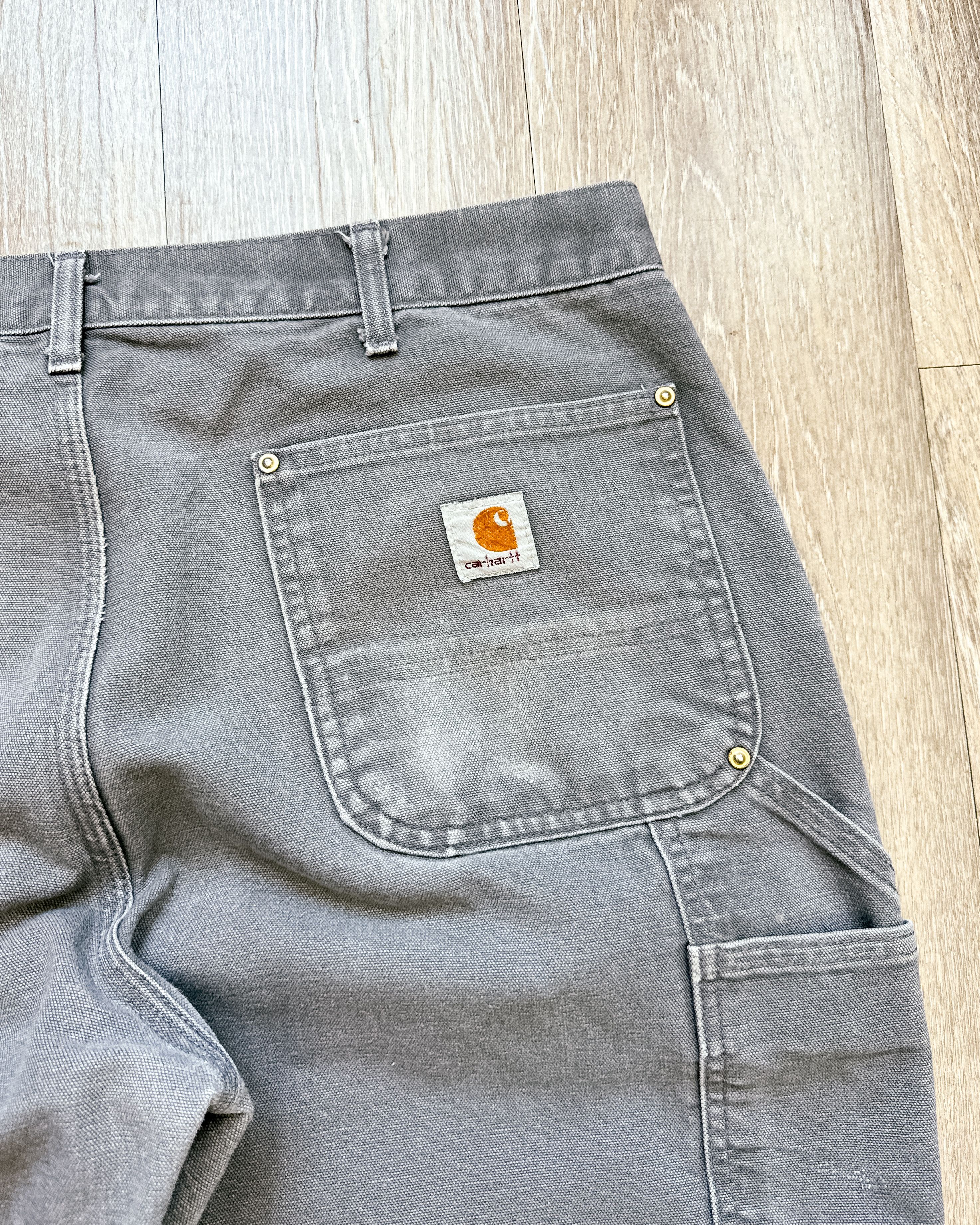 Carhartt Vintage Carhartt Double Knee Carpenter Pants Gray Workwear Size US 34 / EU 50 - 8 Thumbnail