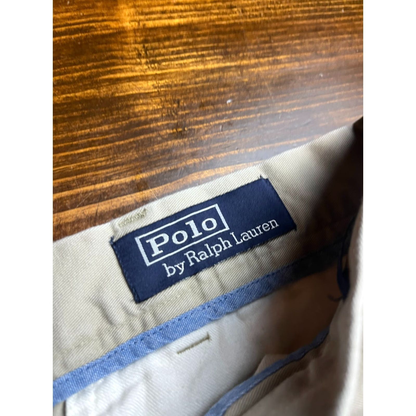 Polo Ralph Lauren Polo Ralph Lauren Shorts Men 36 Pleated Classic Fit 9" Tan Brown Solid Chino Casual Vintage No N/A Size US M / EU 48-50 / 2 - 6 Thumbnail