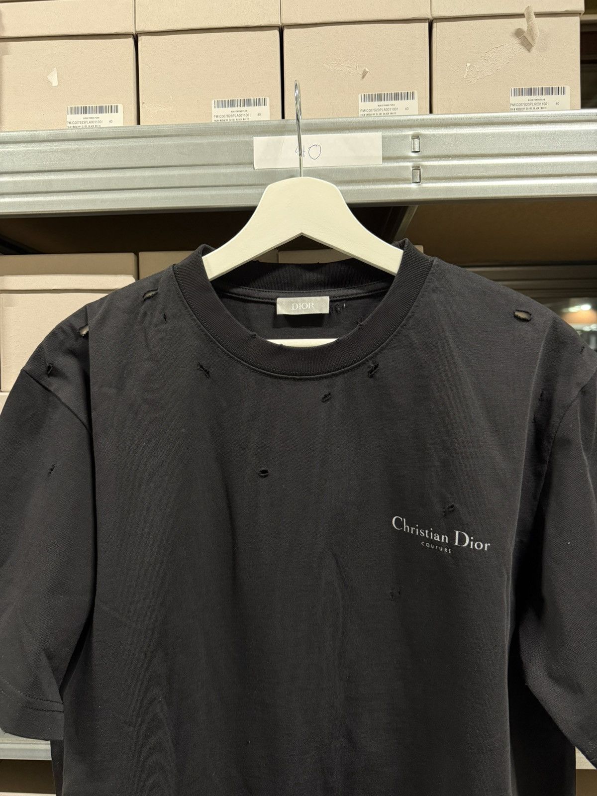 Dior Dior Couture Distressed T-Shirt NEW 1100$ Size US S / EU 44-46 / 1 - 3 Thumbnail