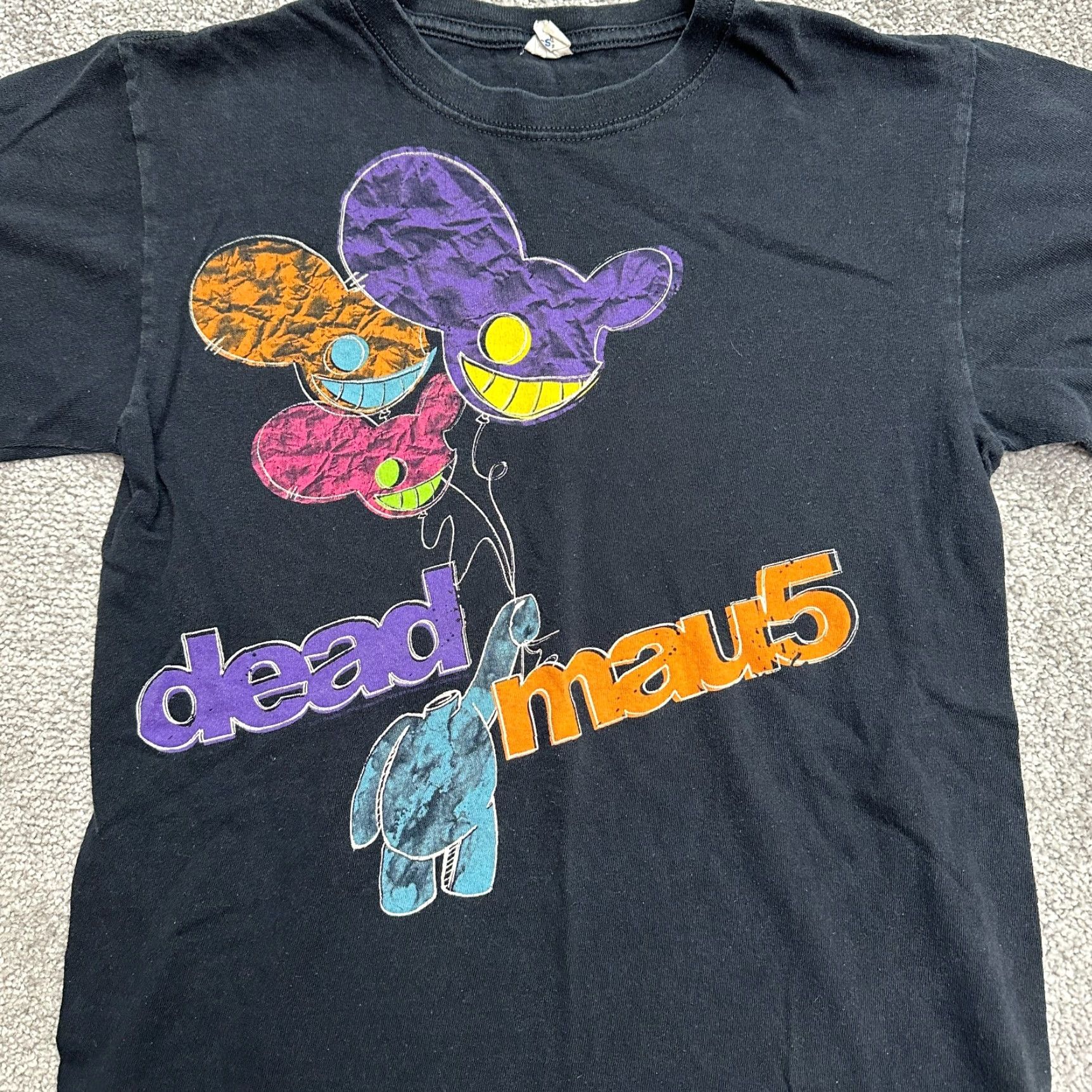 Anvil Anvil Graphic T-Shirt Womens Small Black Crew Neck Short Sleeve Dead Mau 5 Tee Size S / US 4 / IT 40 - 3 Thumbnail
