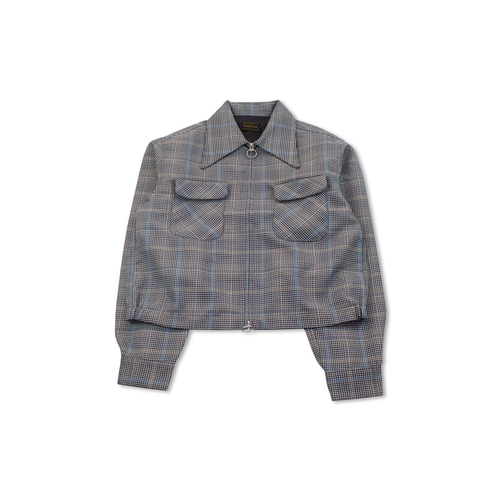 Kapital Kapital Houndstooth Check Drizzler Jacket Size 3 Size US L / EU 52-54 / 3 - 3 Thumbnail