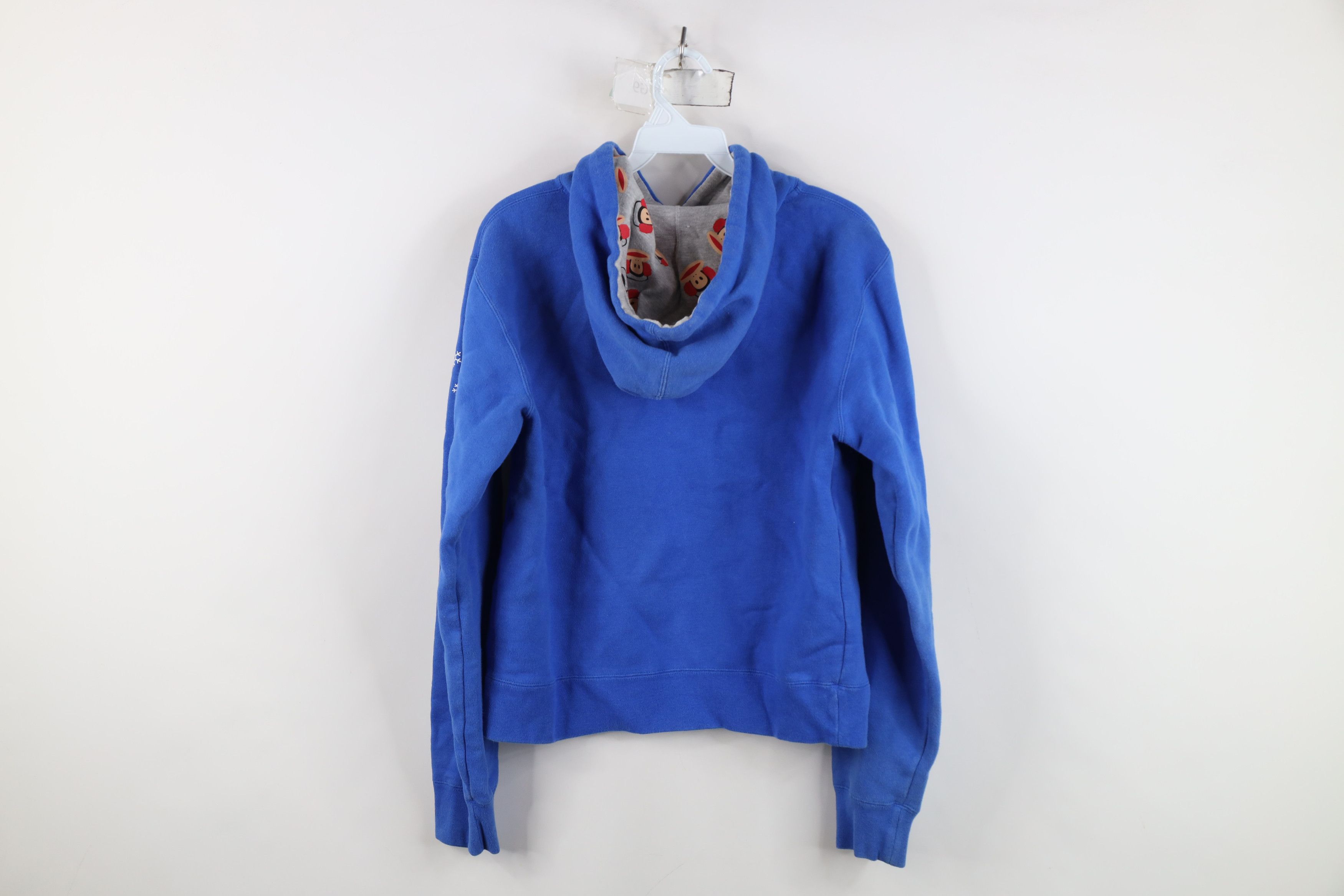 Paul Frank Vintage Y2K Paul Frank Spell Snowflake Monkey Hoodie Blue Size M / US 6-8 / IT 42-44 - 14 Thumbnail