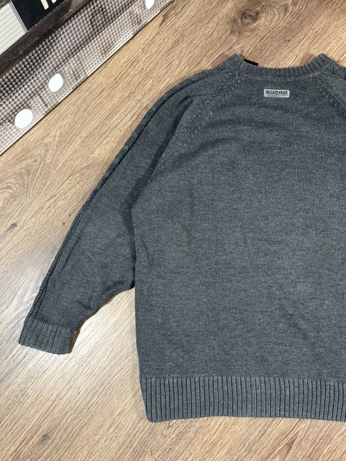 Pelle Pelle × Vintage Vintage Marc Buchanan Pelle Pelle Knit Sweater Rare Big Logo Size US L / EU 52-54 / 3 - 10 Thumbnail