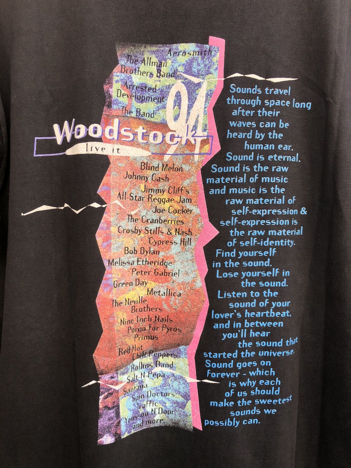 90s PEPSI WOODSTOCK LIVE IT バンドT ヴィンテージ 90年代 90s ウッドストック バンT ミュージック 音楽 ペプシ