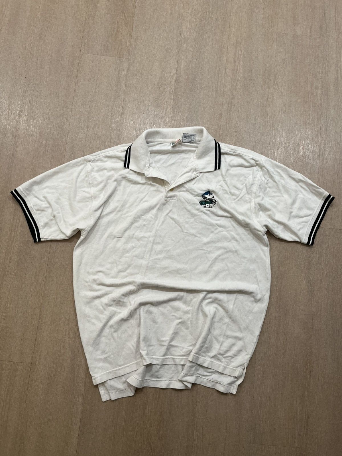 Peanuts Vintage Peanuts Snoopy Polo shirt Size US XL / EU 56 / 4 - 2 Thumbnail
