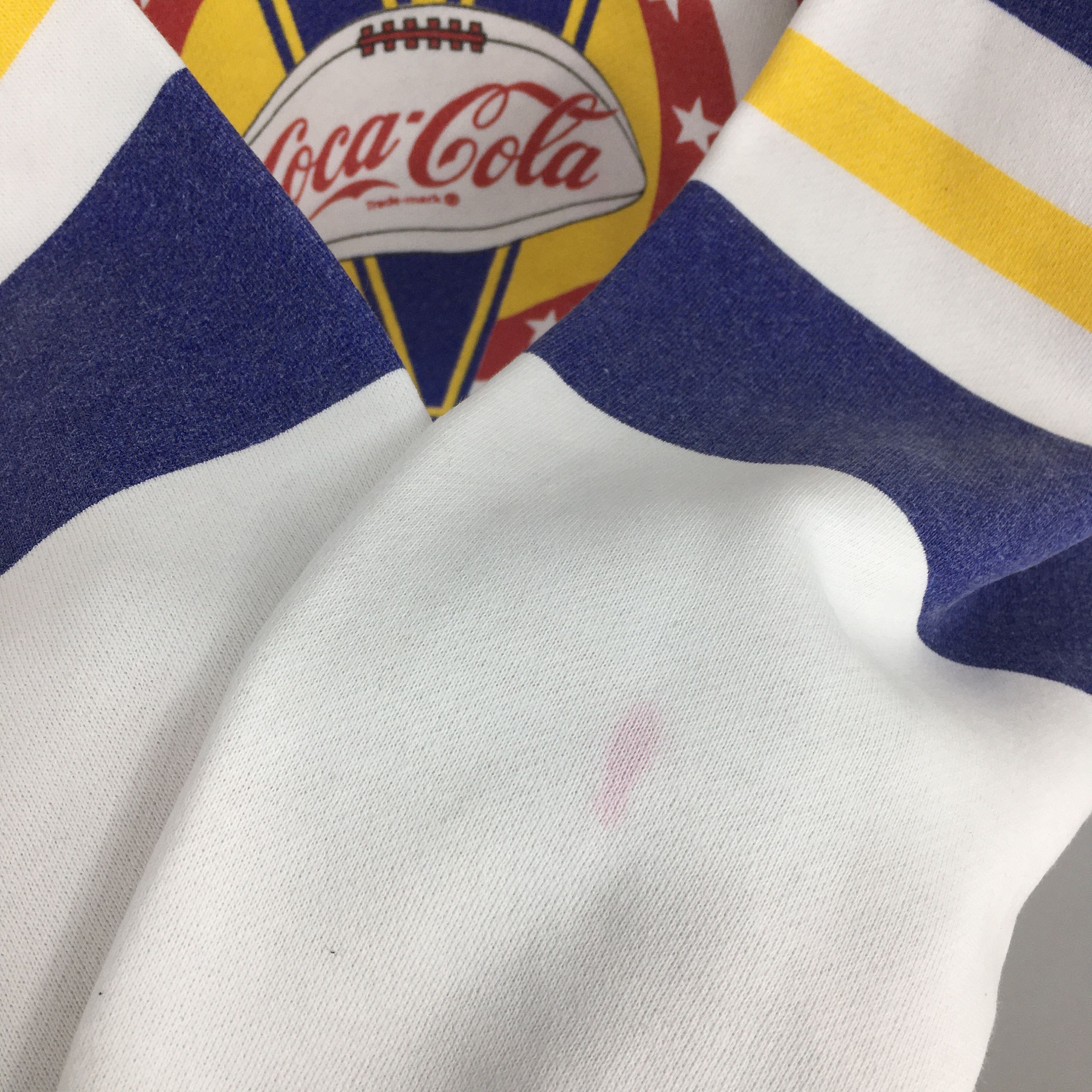 Coca Cola × Vintage Vintage 90s Coca Cola Collar Sweatshirt Medium Size US M / EU 48-50 / 2 - 5 Thumbnail