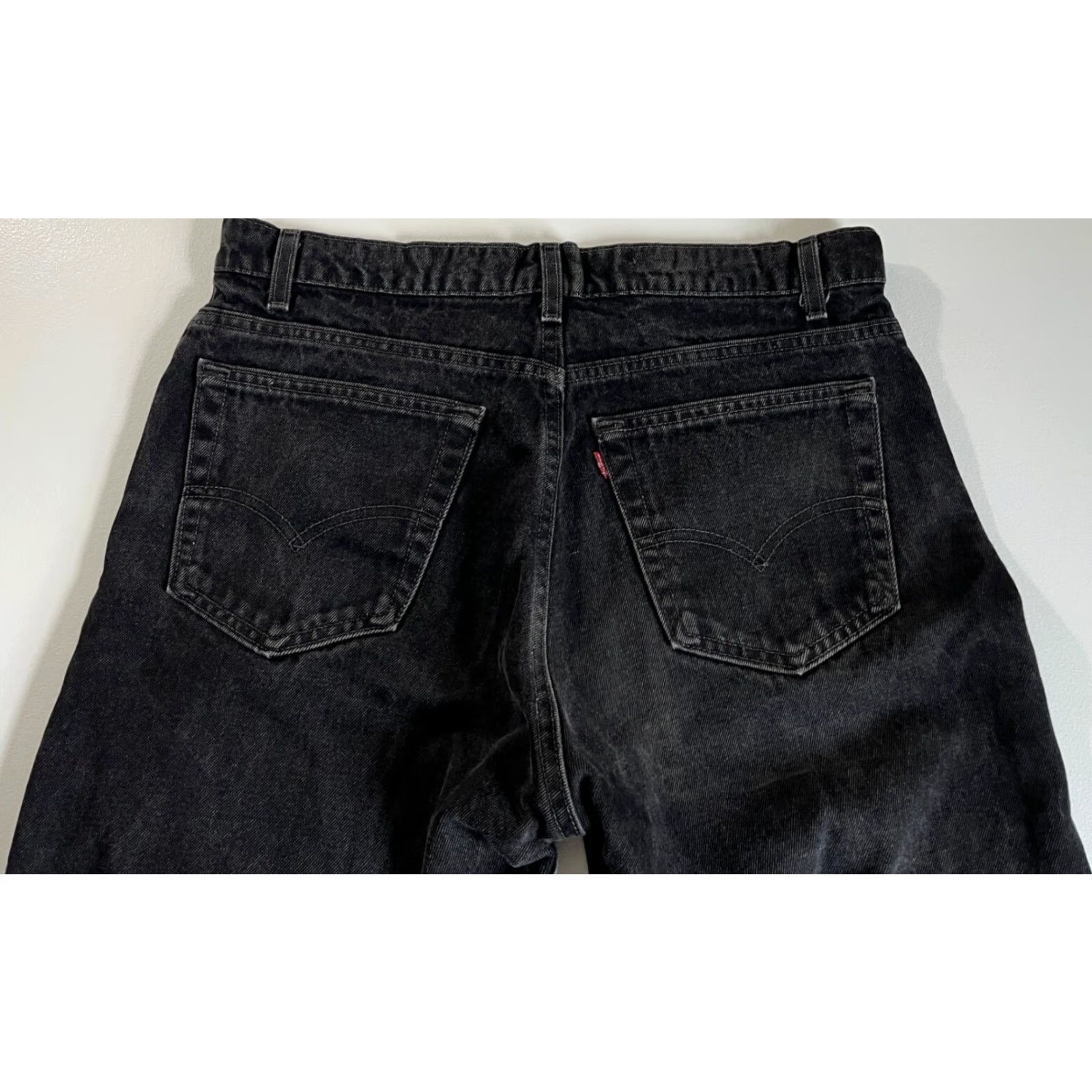 Levi's VINTAGE Levi's 505 Jeans Men Regular Fit Straight Black 33x32 90s USA Americana Size US 33 - 5 Thumbnail