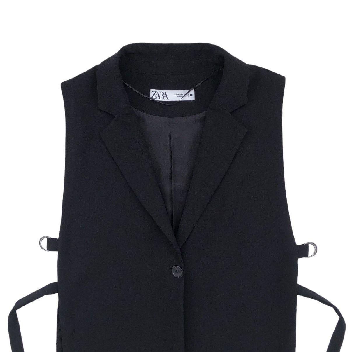 Zara Zara Open Side Long Vest Designed Blazer Vest Jacket Size M / US 6-8 / IT 42-44 - 7 Thumbnail