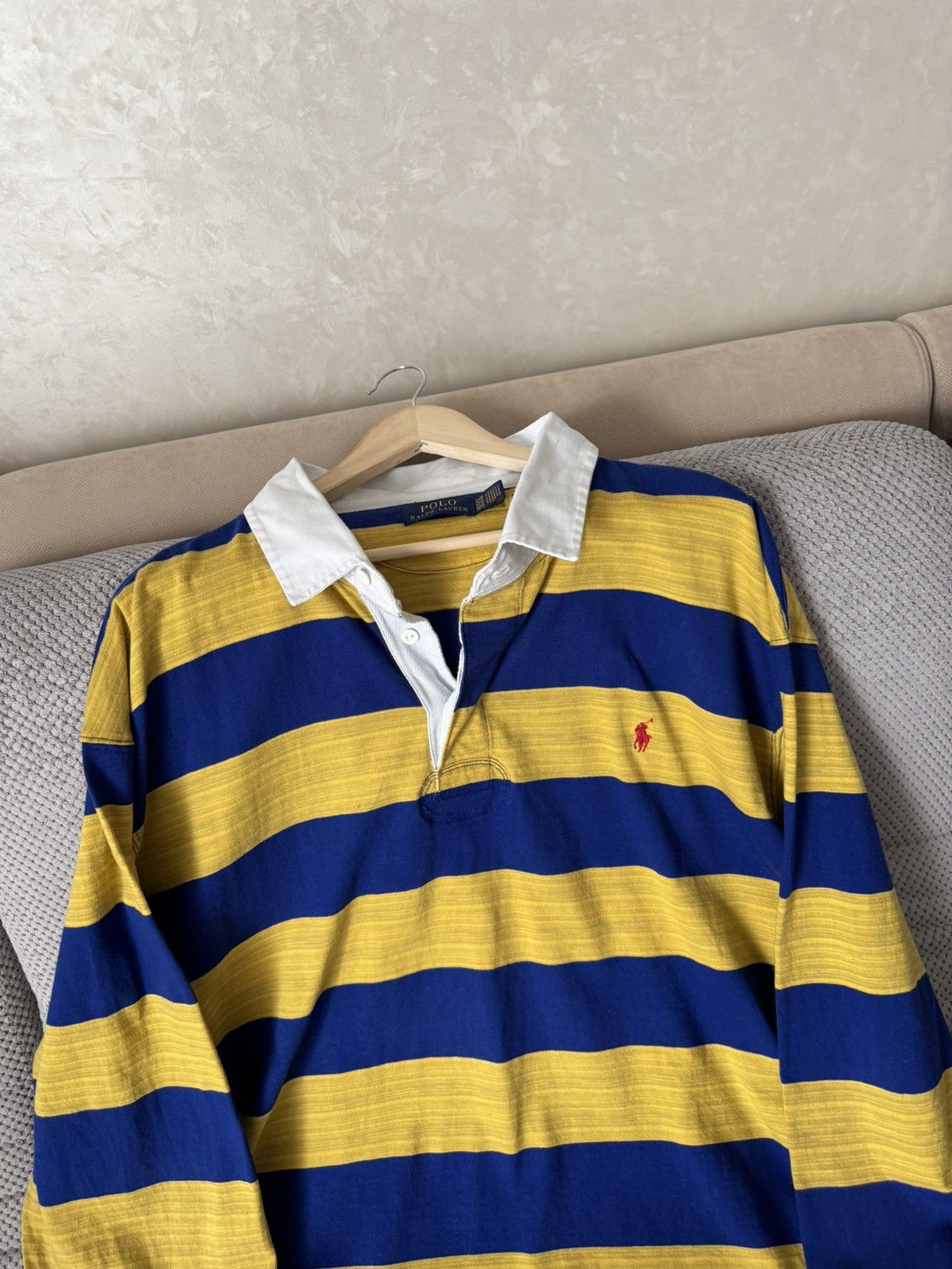 Polo Ralph Lauren Polo Ralph Lauren XXL Oversize Regby Longsleeve Polo Size US XXL / EU 58 / 5 - 6 Thumbnail