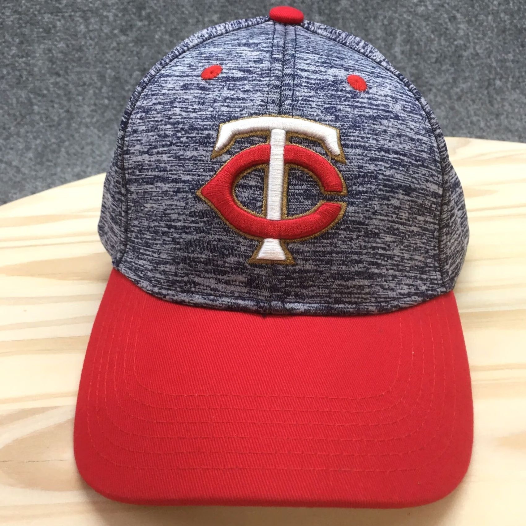 Twins Minnesota Twins Melonwear Baseball Hat Mens Blue OS Adjustable Embroidered Logo Size ONE SIZE - 2 Thumbnail