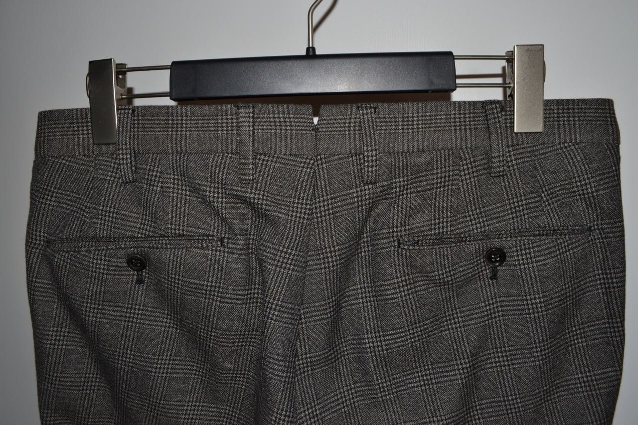 PT Torino PT01 Pantaloni Torino Pants Gray Glen Plaid Slim Fit Size 48 Size US 31 - 4 Thumbnail