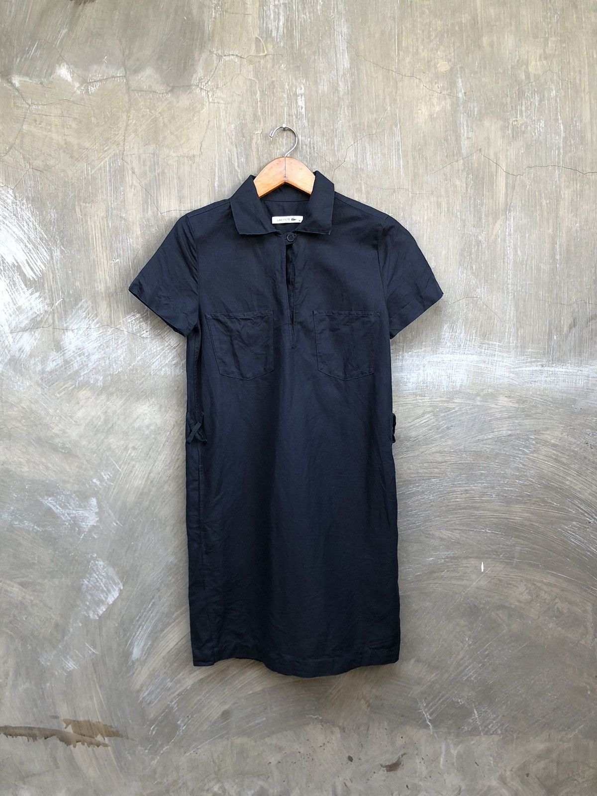 Lacoste Lacoste Women Navy Midi Dress Size XS / US 0-2 / IT 36-38 - 1 Thumbnail