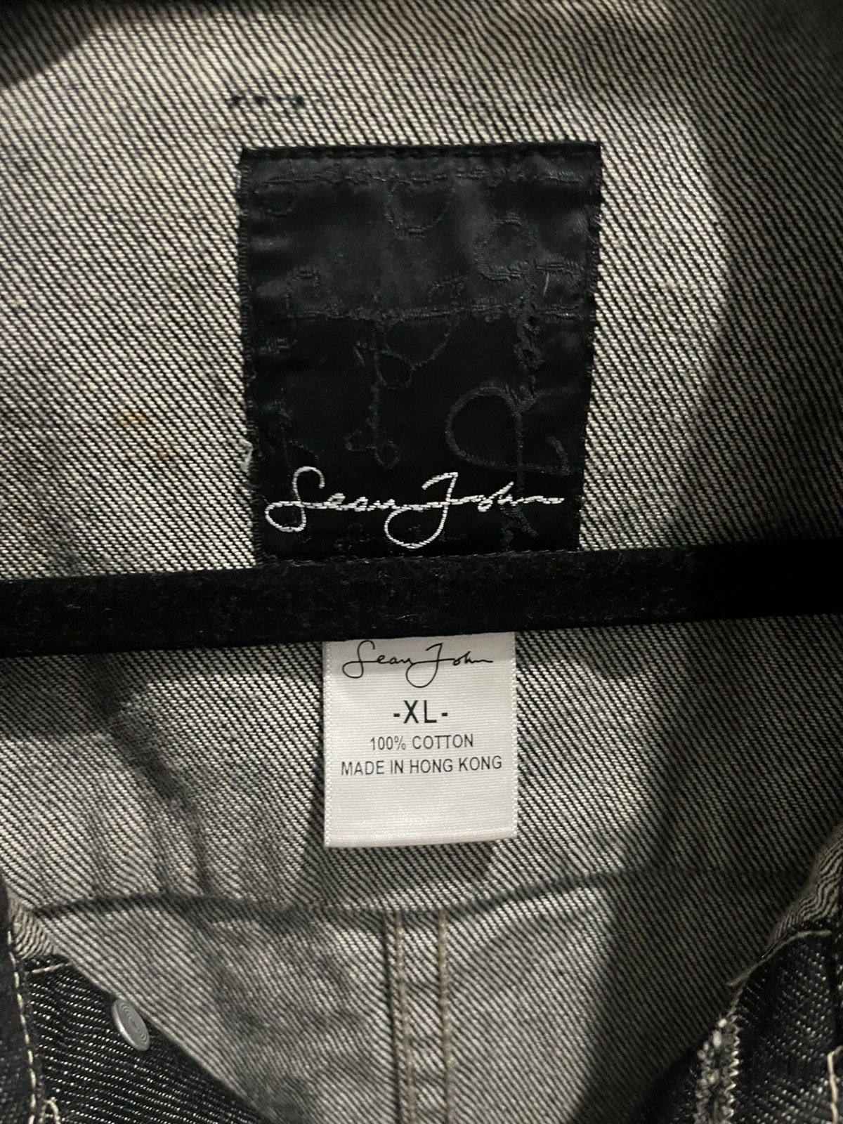 Sean John Black denim jacket by sean john Size US XL / EU 56 / 4 - 6 Thumbnail
