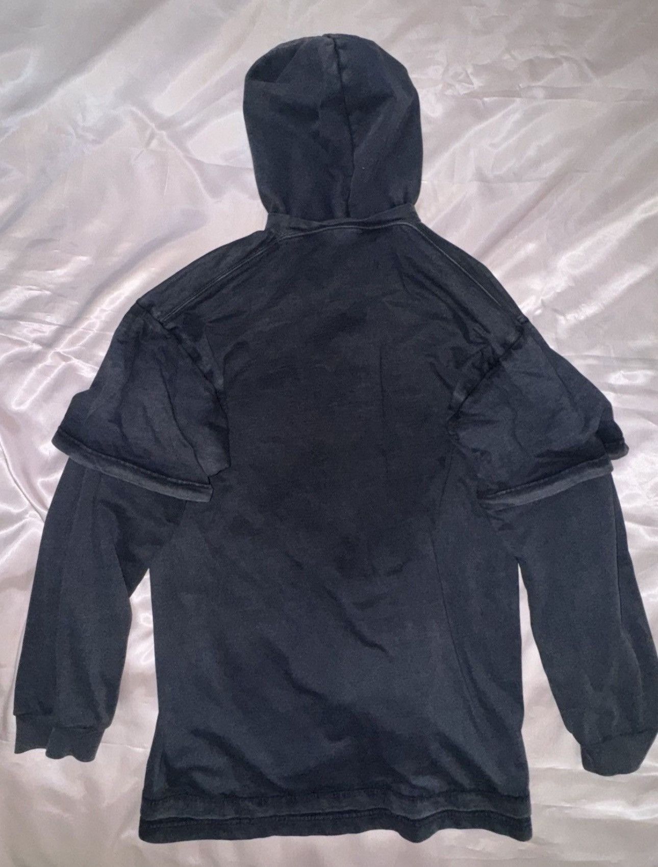 Balenciaga Balenciaga Layered Hoodie "Your Ad Here" XXS Size US XXS / EU 40 - 2 Thumbnail