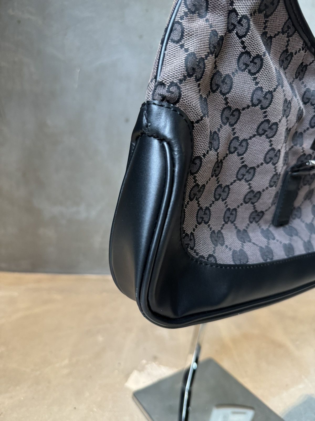 Gucci Gucci Gucci vintage Jackie bag in black canvas and leather Size ONE SIZE - 5 Thumbnail