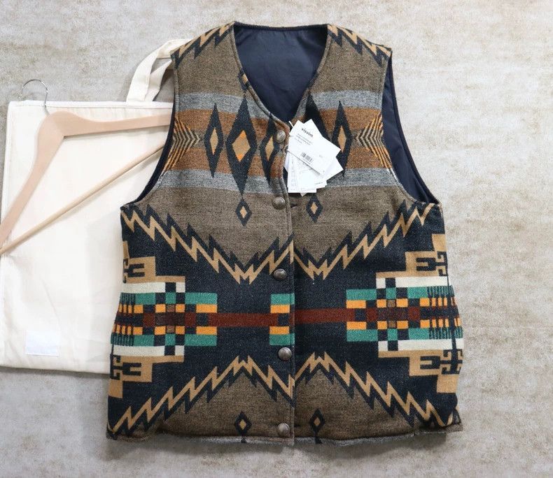 Visvim Visvim Visvim Kora Down Vest with Unique Print-2506 Size US M / EU 48-50 / 2 - 1 Thumbnail