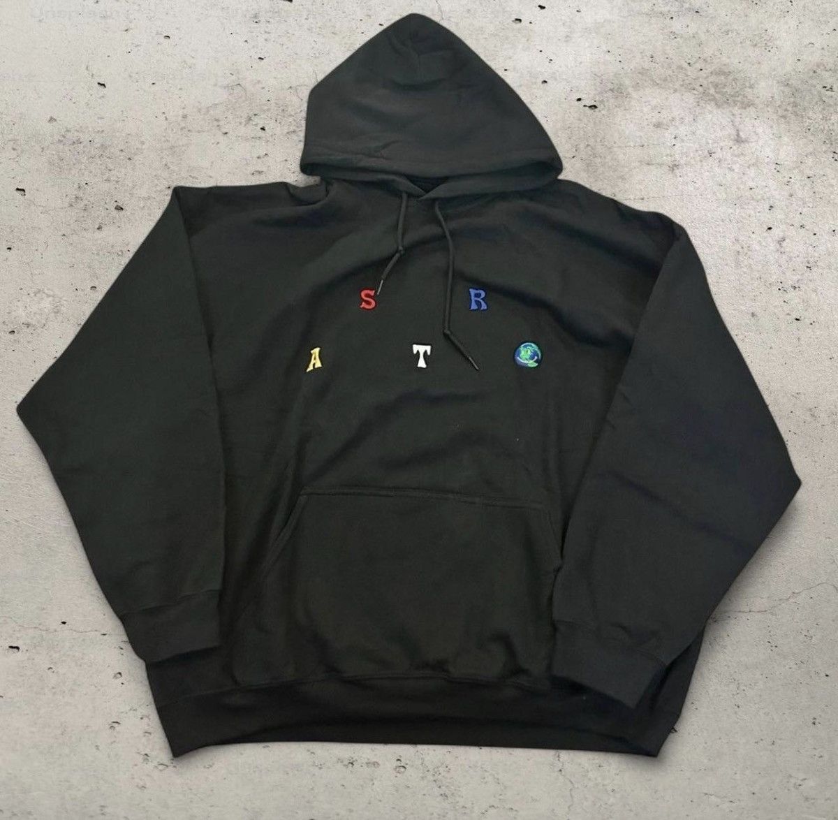 Travis Scott Embroidered Astroworld Scattered Hoodie 2XL