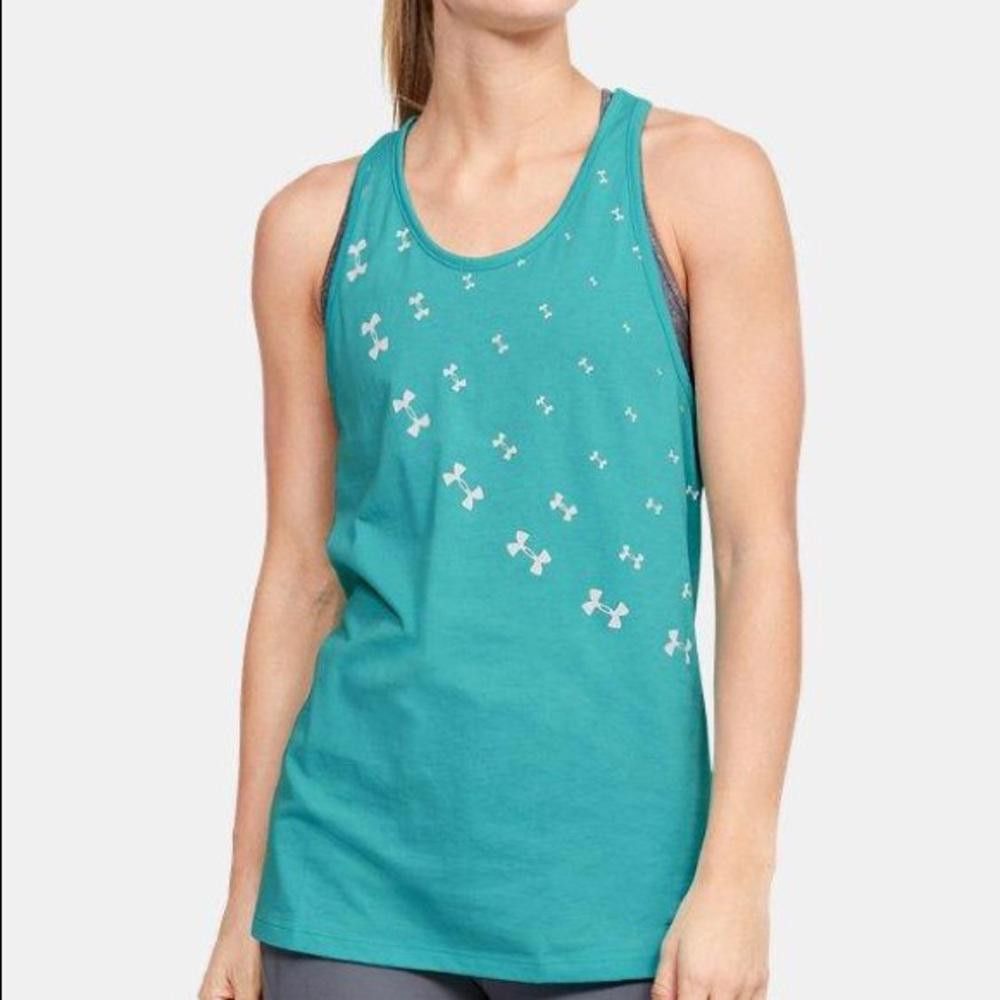 Under Armour Under Armour Women's Lightweight Workout Tank Top - Teal Size S / US 4 / IT 40 - 1 Thumbnail