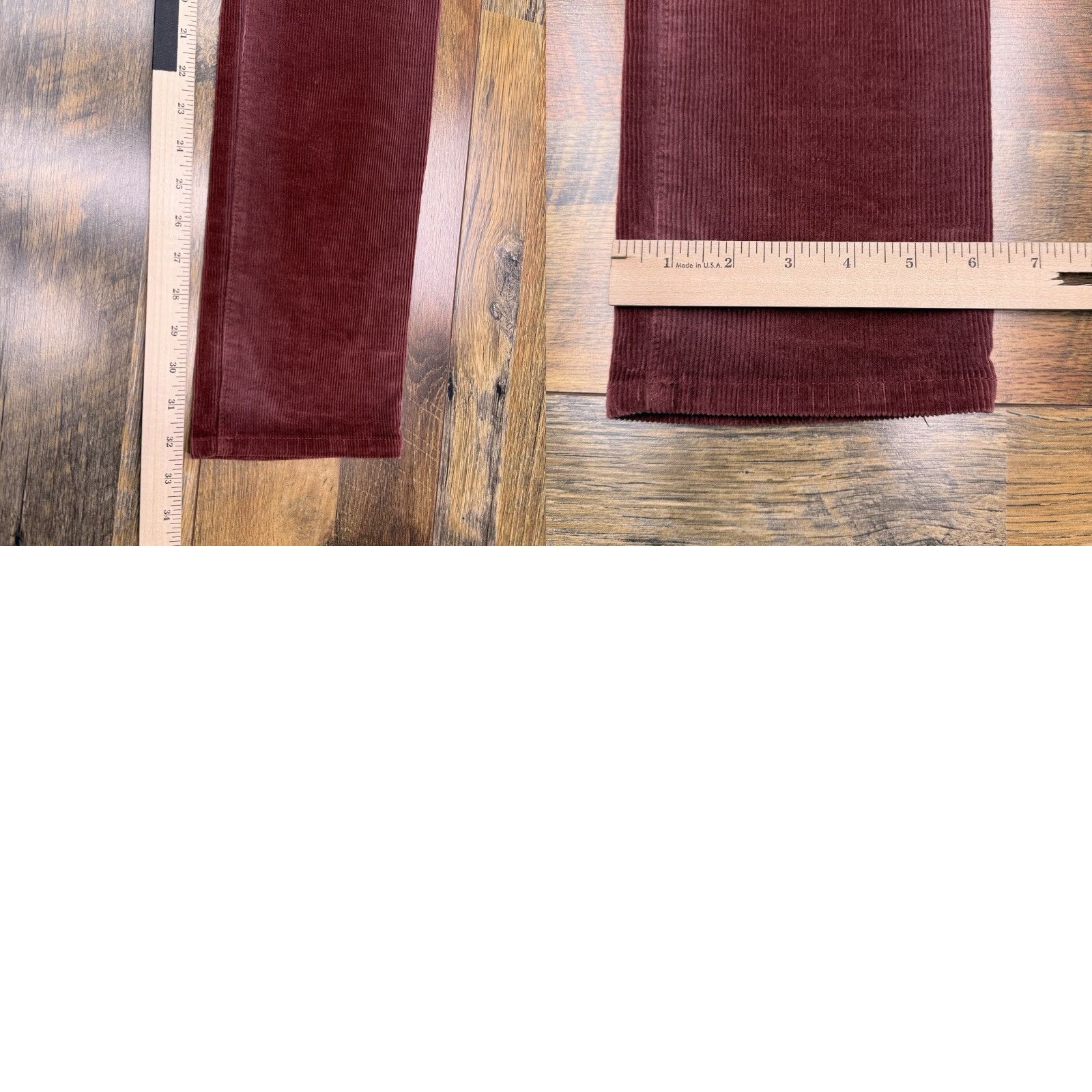 Banana Republic Banana Republic Skinny Jeans Womens 27 Low Rise Stretch Corduroy Red 5-Pocket Design Slim Regular Rise Low Vintage No N/A Size 27" / US 4 / IT 40 - 9 Thumbnail