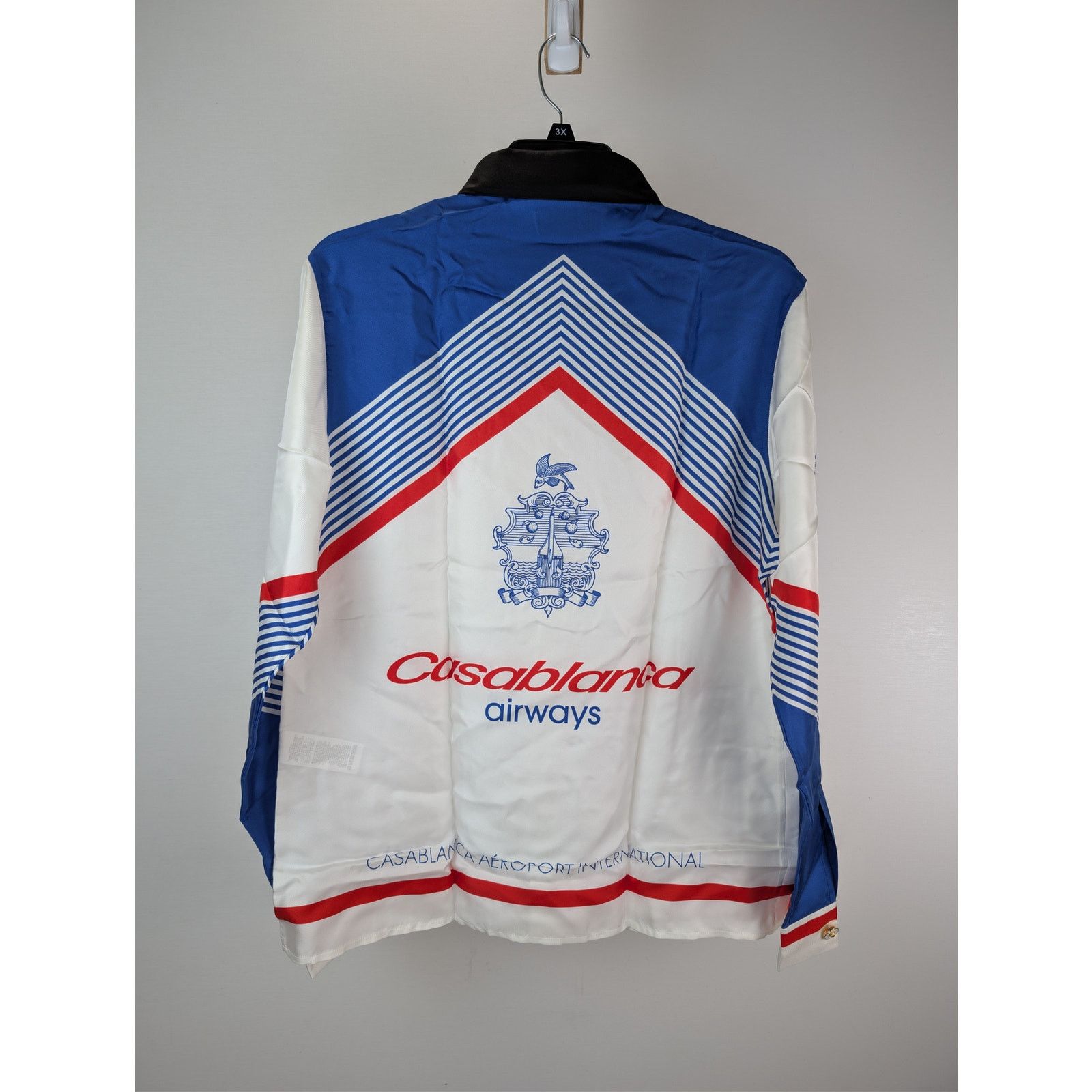 Casablanca o1rshd1 CasaBlanca Airways Silk Twill Long Sleeve Silk Shirt Size US M / EU 48-50 / 2 - 15 Thumbnail
